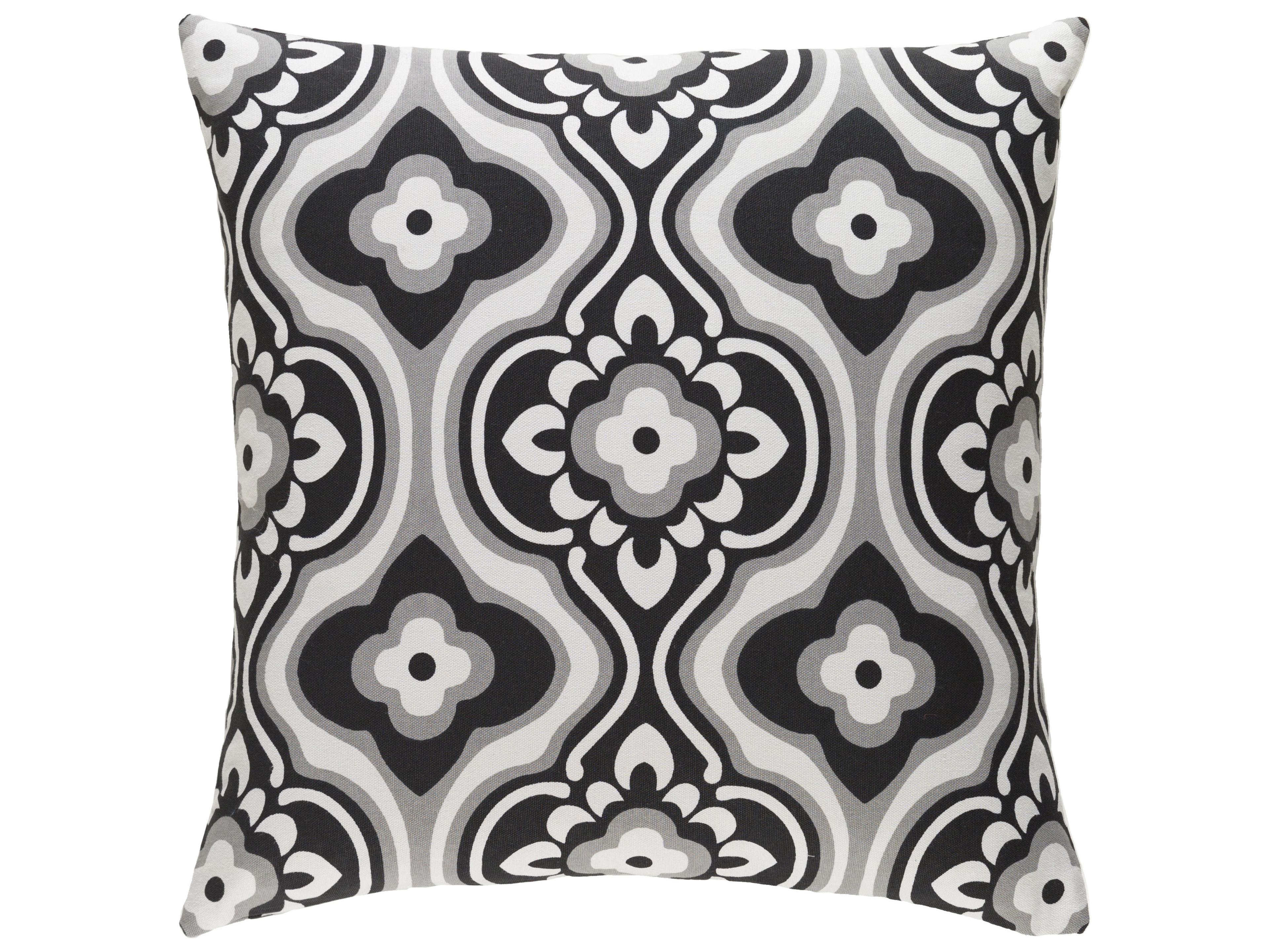 Surya Trudy Black Pillow