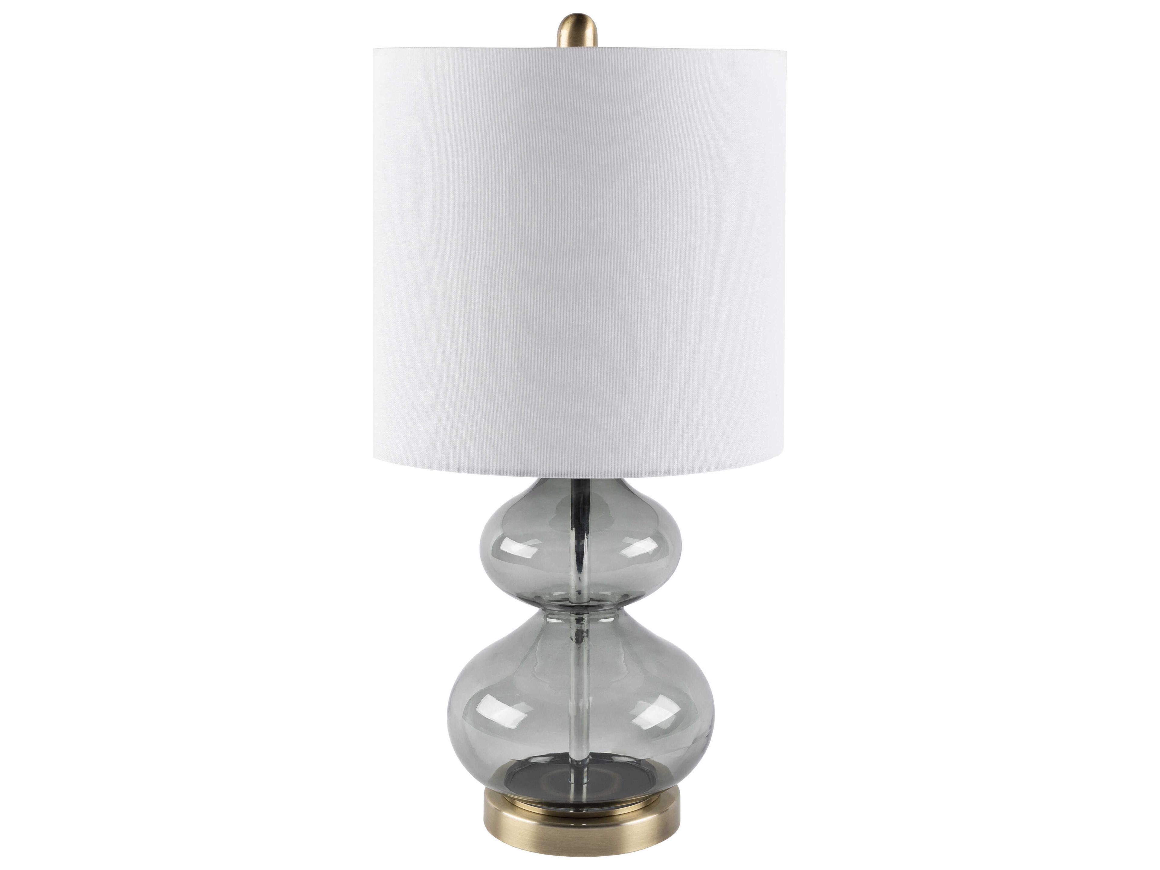 Surya Volcano Clear Buffet Lamp