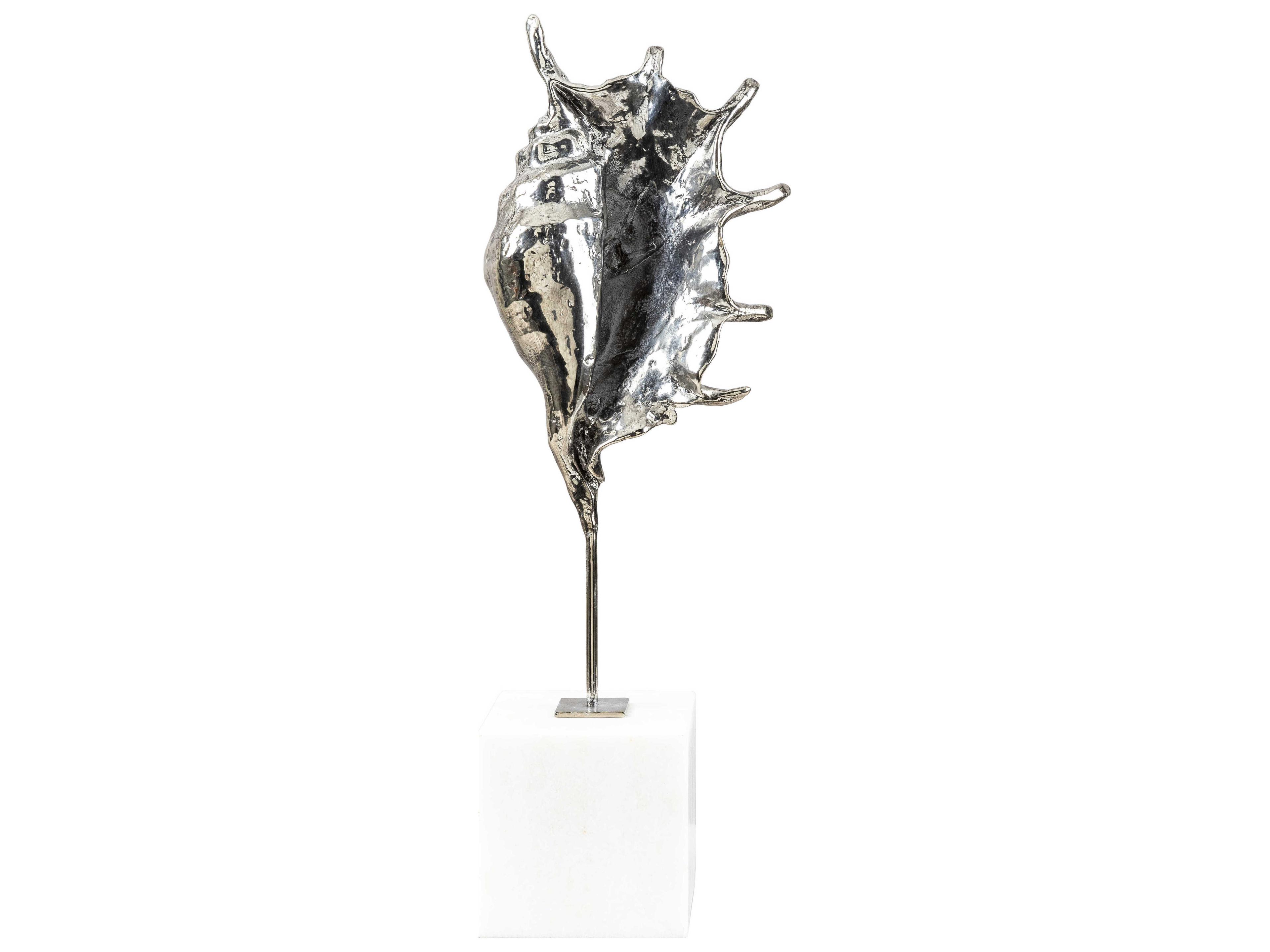 Surya Vitoria Metallic Silver Sculpture
