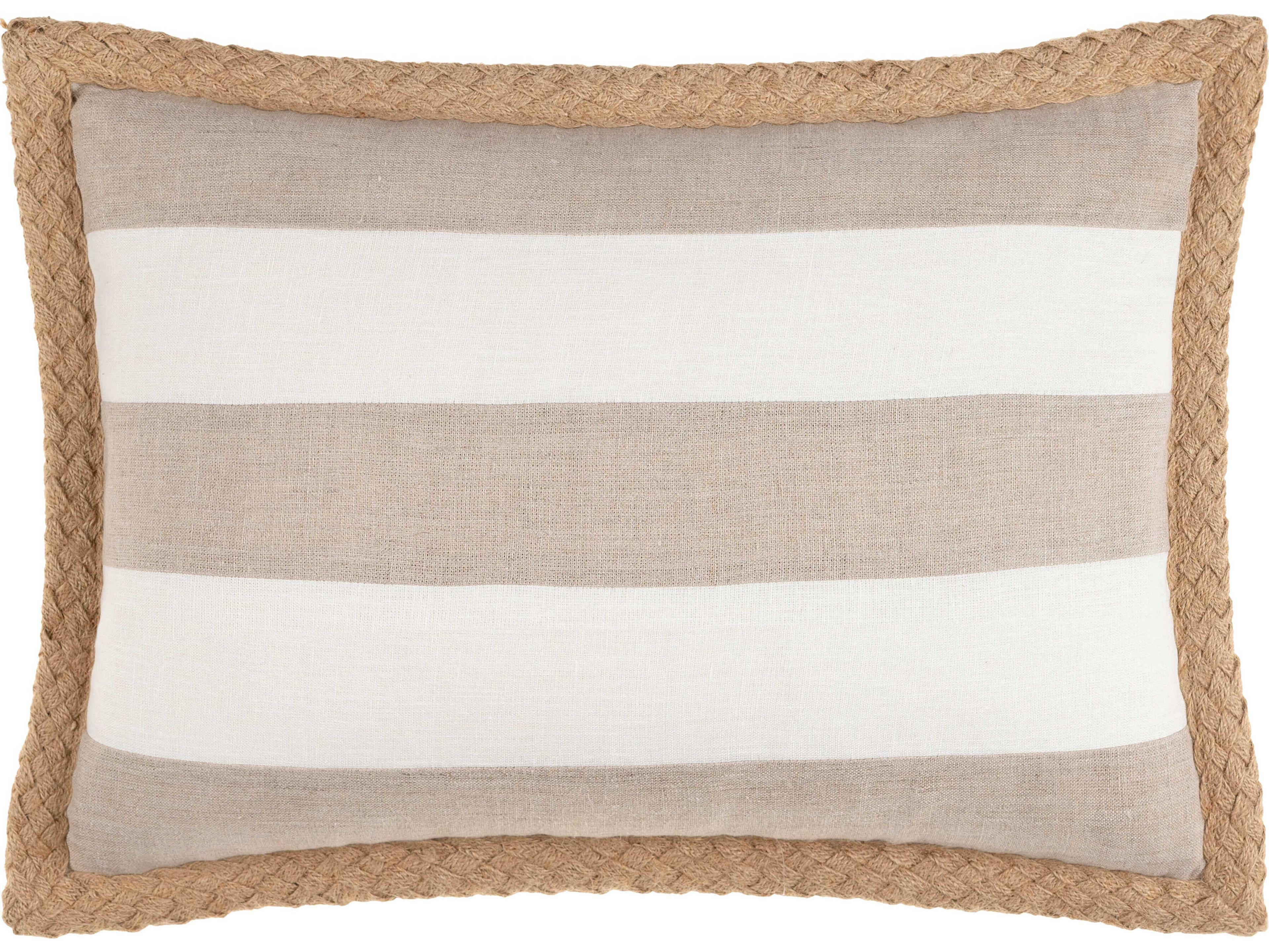 Surya Warrick Light Beige / Cream / Tan Pillow