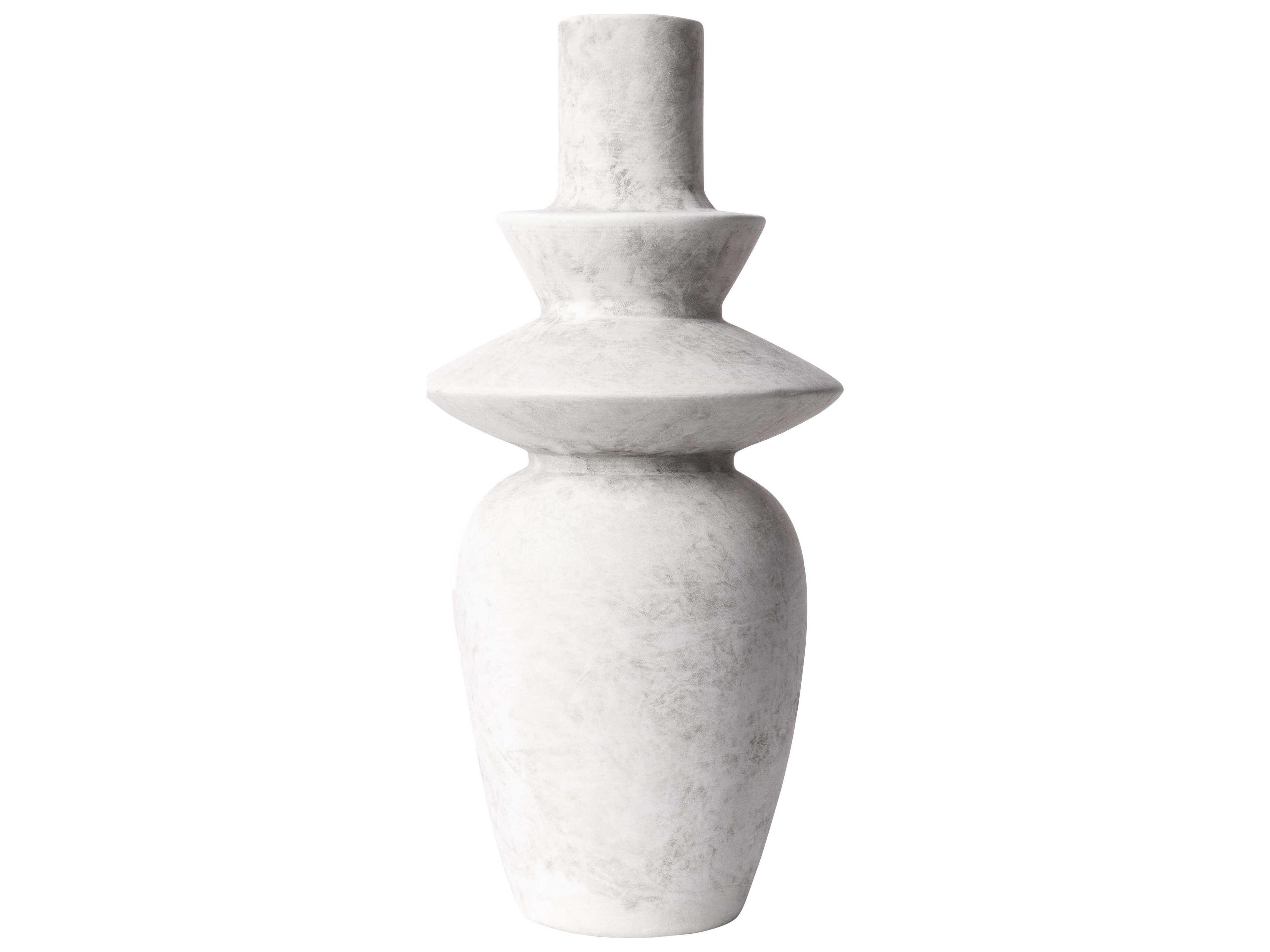 Surya Yagya White Vase