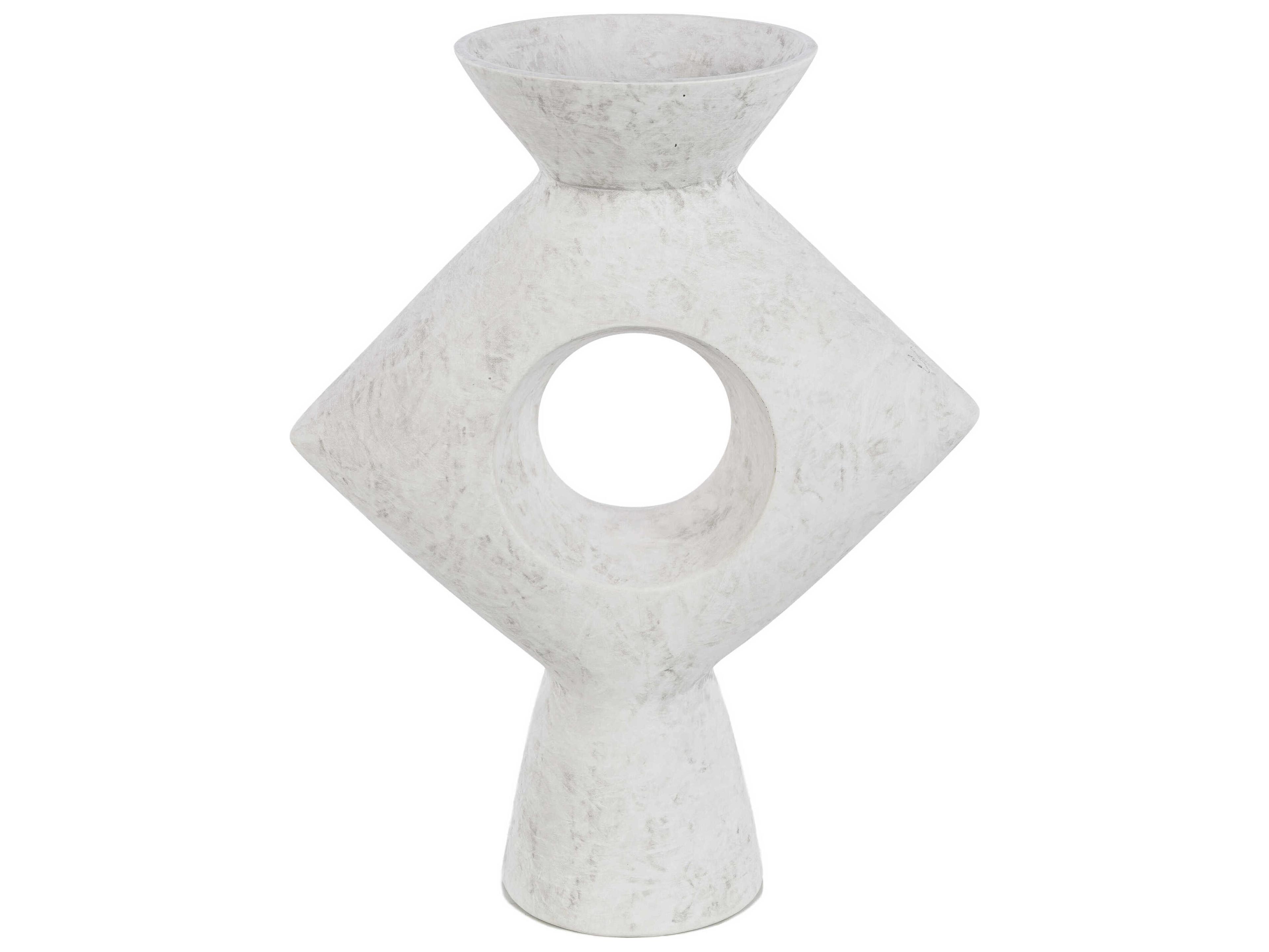 Surya Yagya White Vase