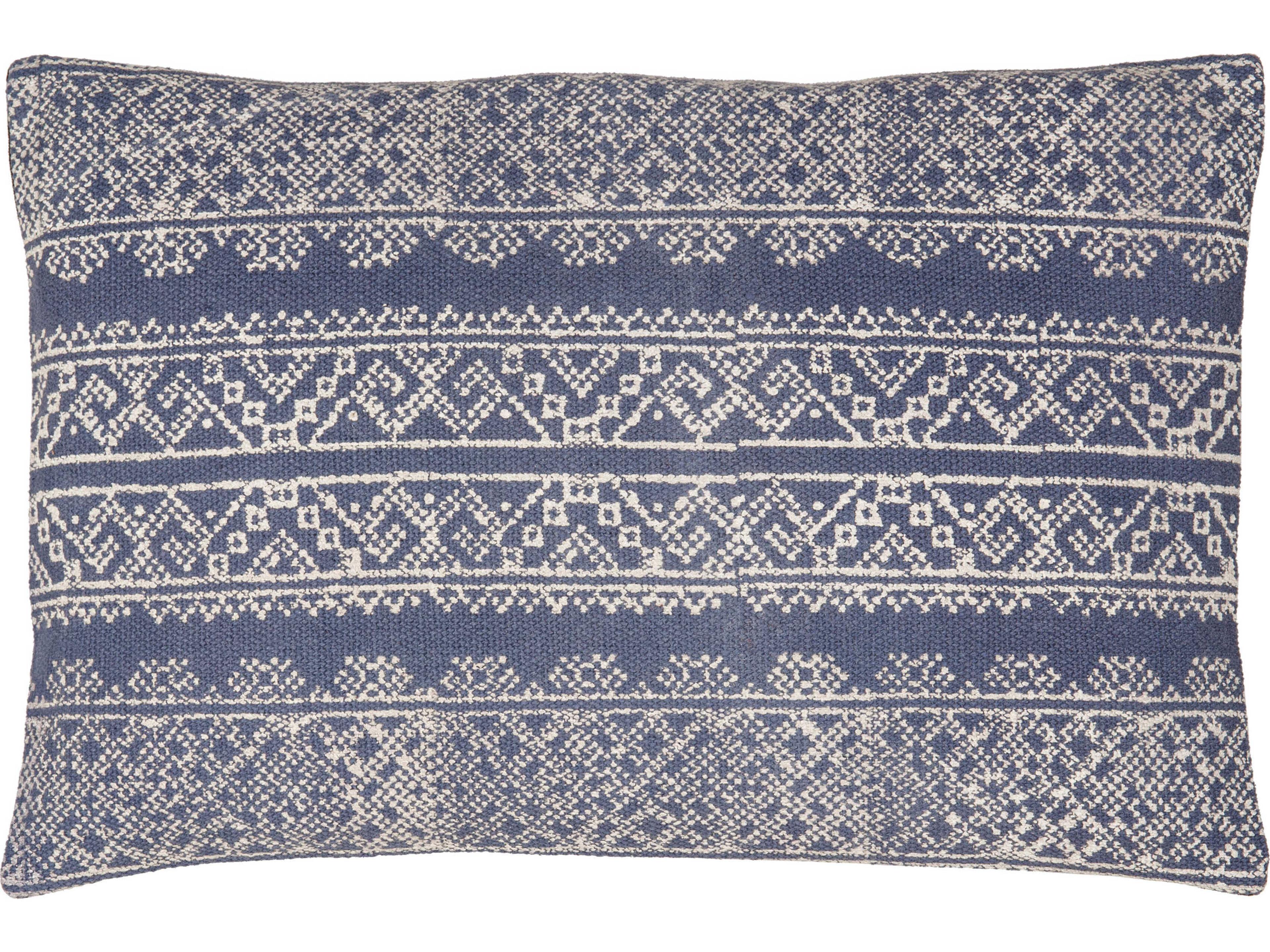 Surya Zendaya Black / Dark Blue Pillow