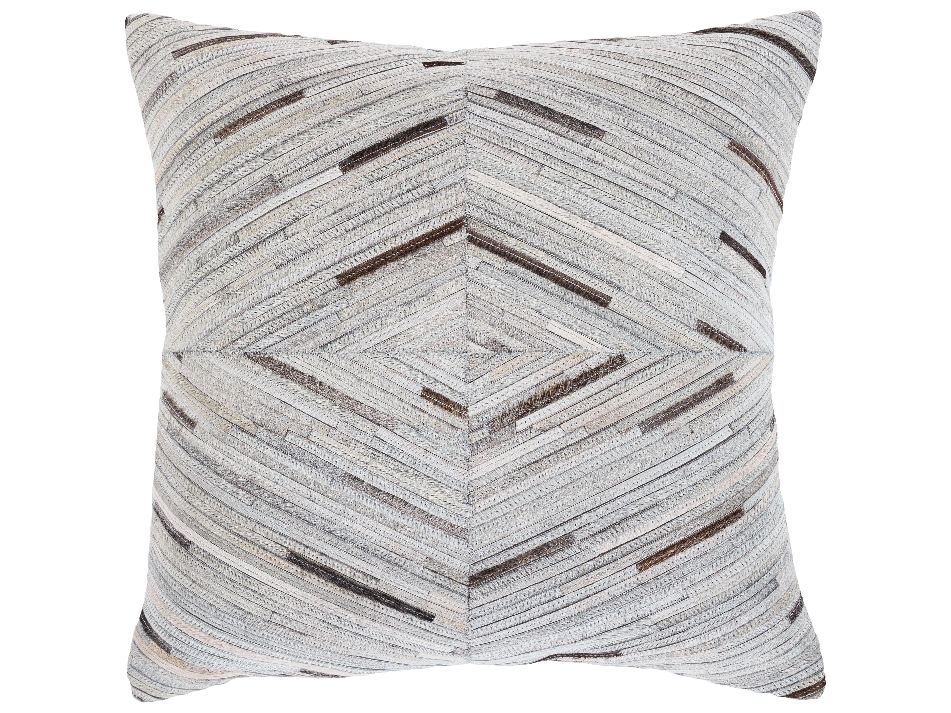 Surya Zander Dark Brown Pillow