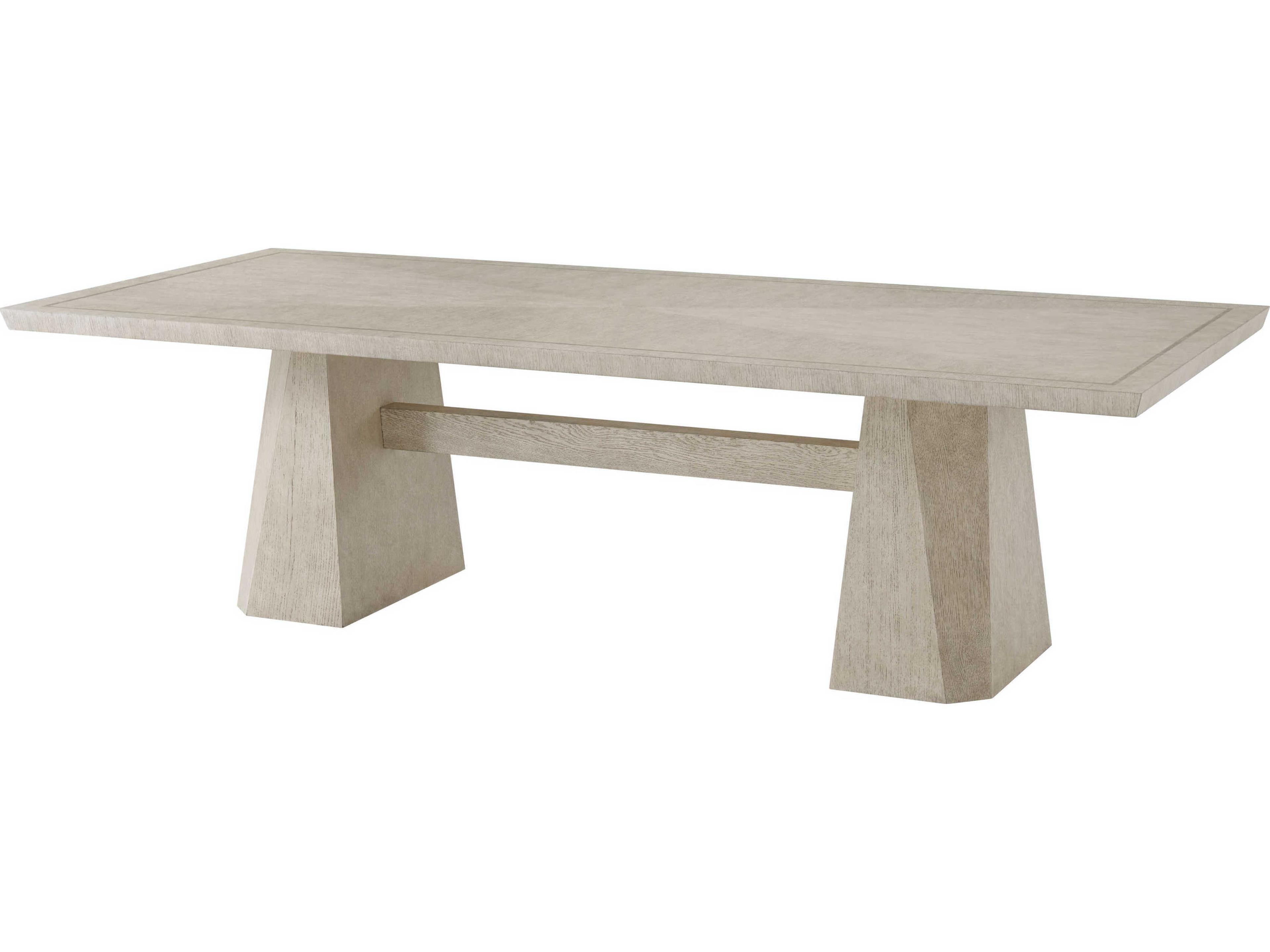 Theodore Alexander Isola Rectangular Wood Gowan Vicenzo Dining Table