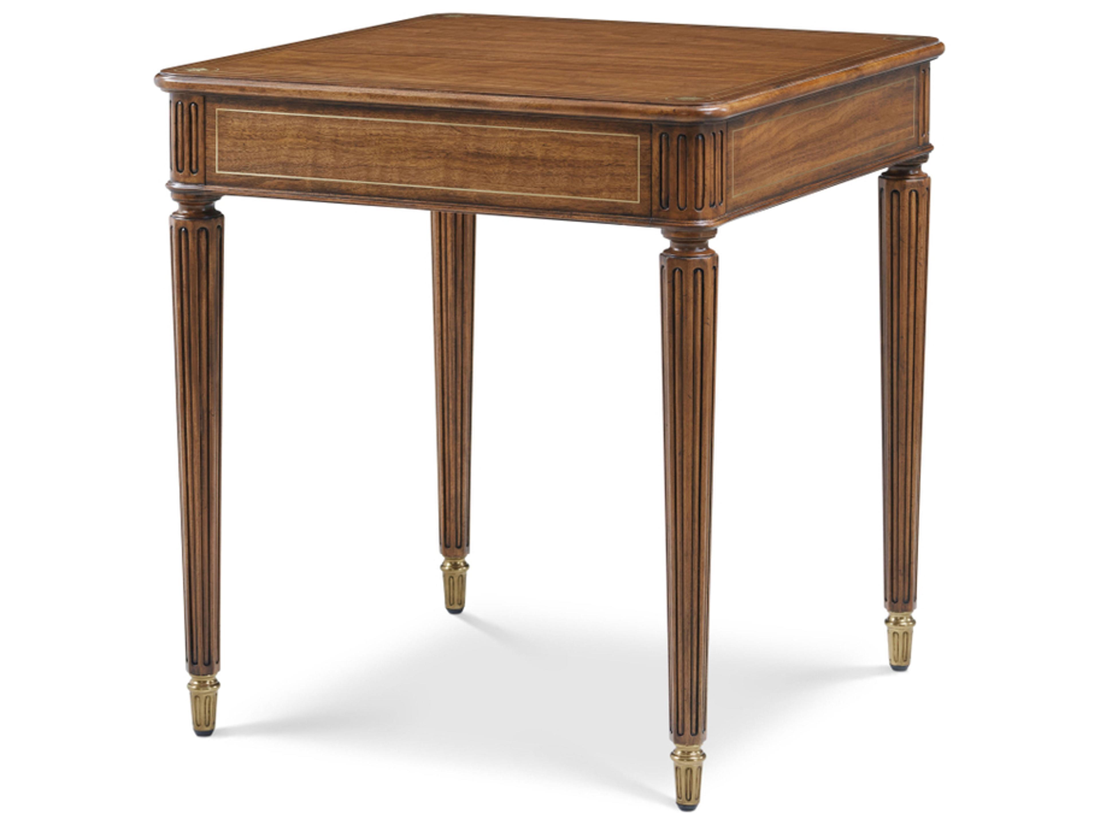 Theodore Alexander Althorp Living History Square Wood End Table