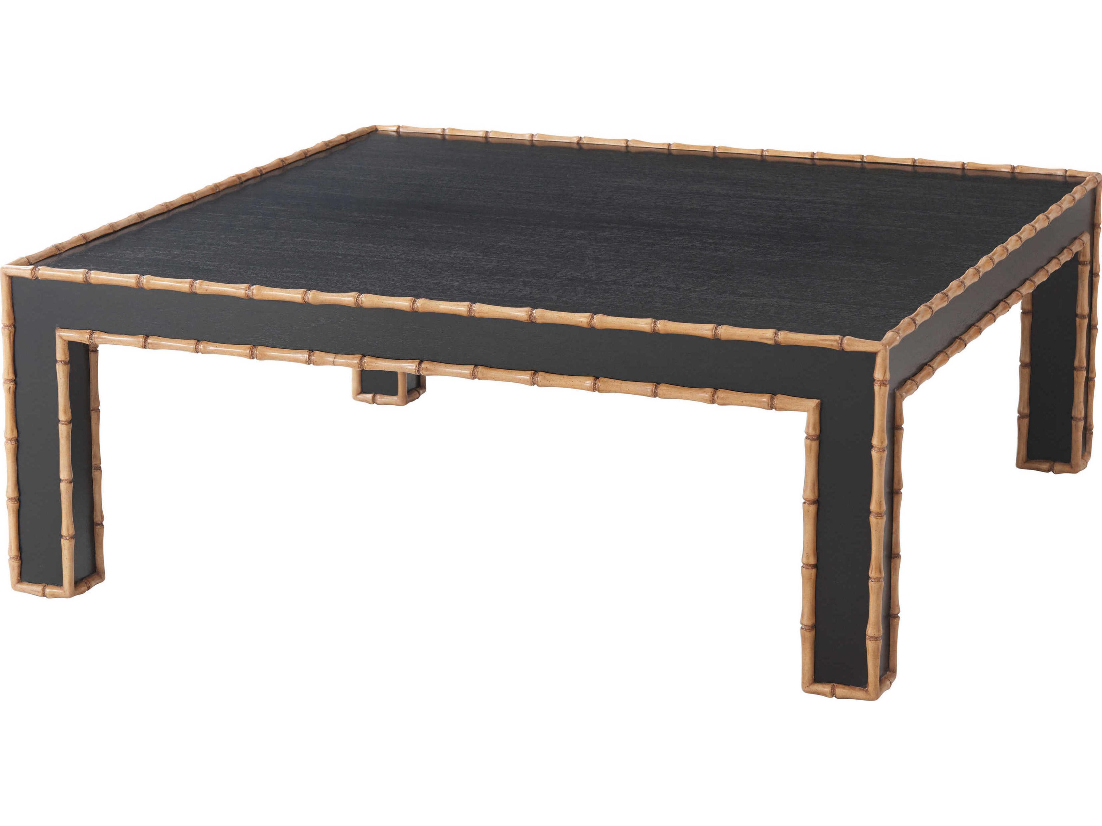 Theodore Alexander Alexa Hampton Square Wood Seal Cristina Cocktail Table