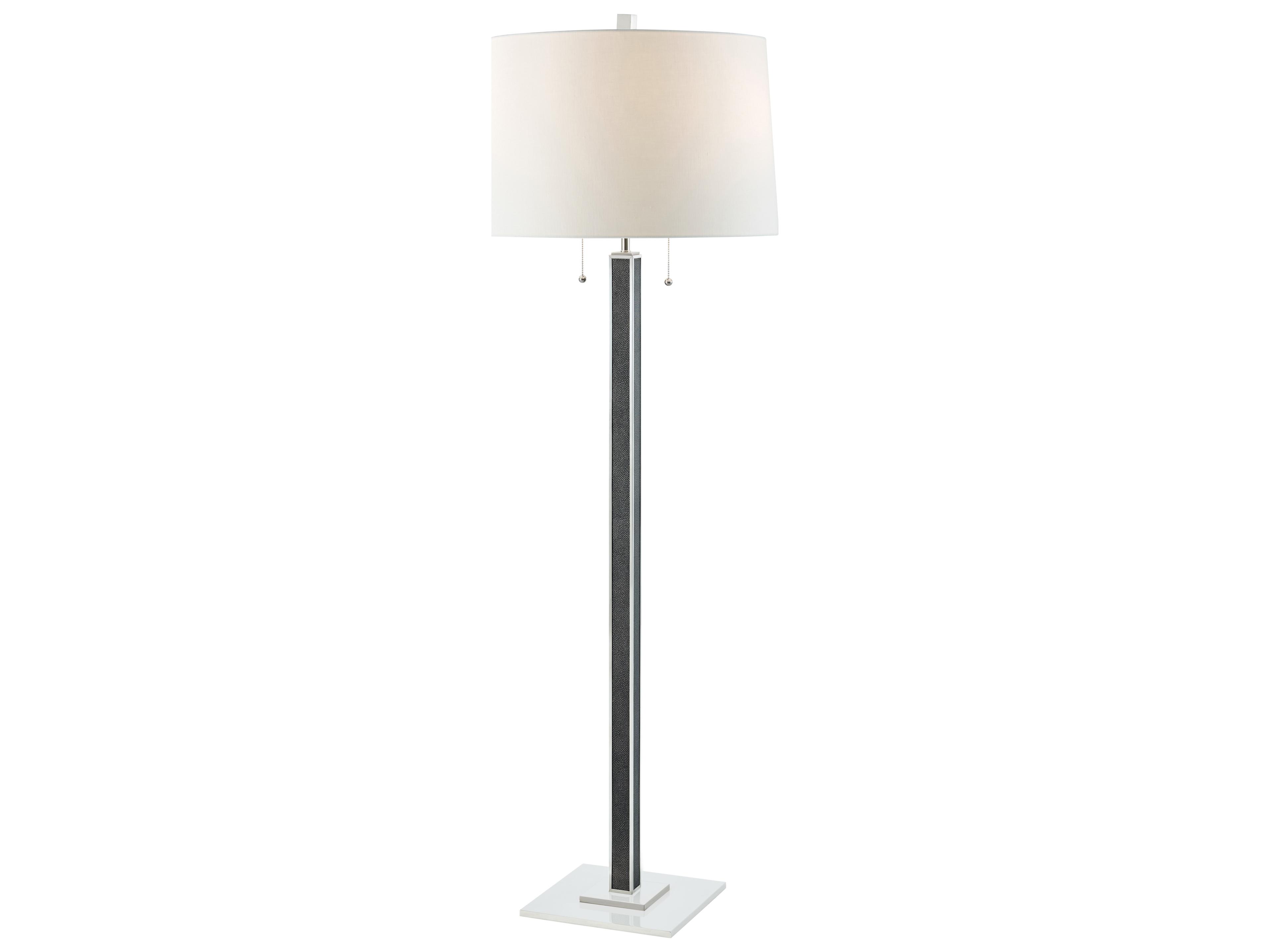 Theodore Alexander Ta Illuminations Gray Floor Lamp