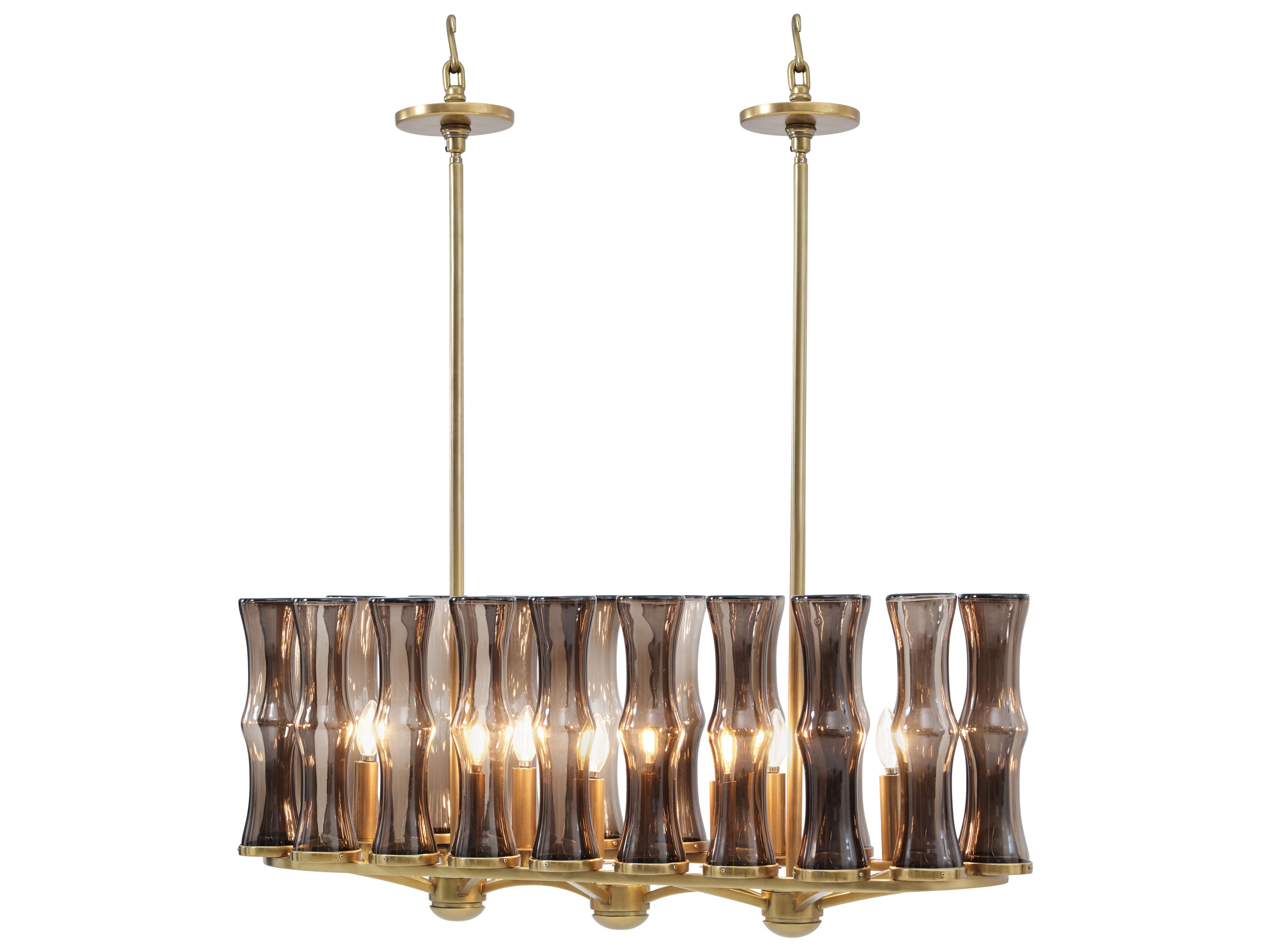 Theodore Alexander Ta Illuminations Gold Linear Chandelier