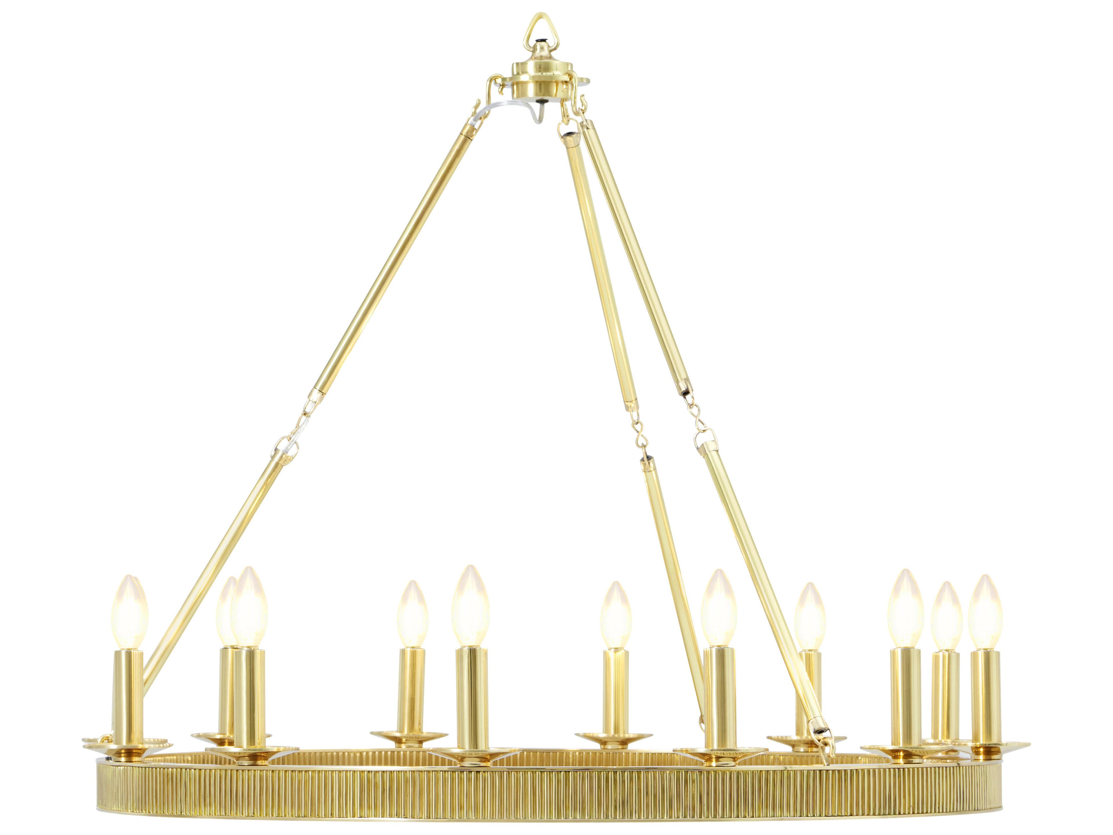 Theodore Alexander Ta Illuminations Gold Linear Chandelier