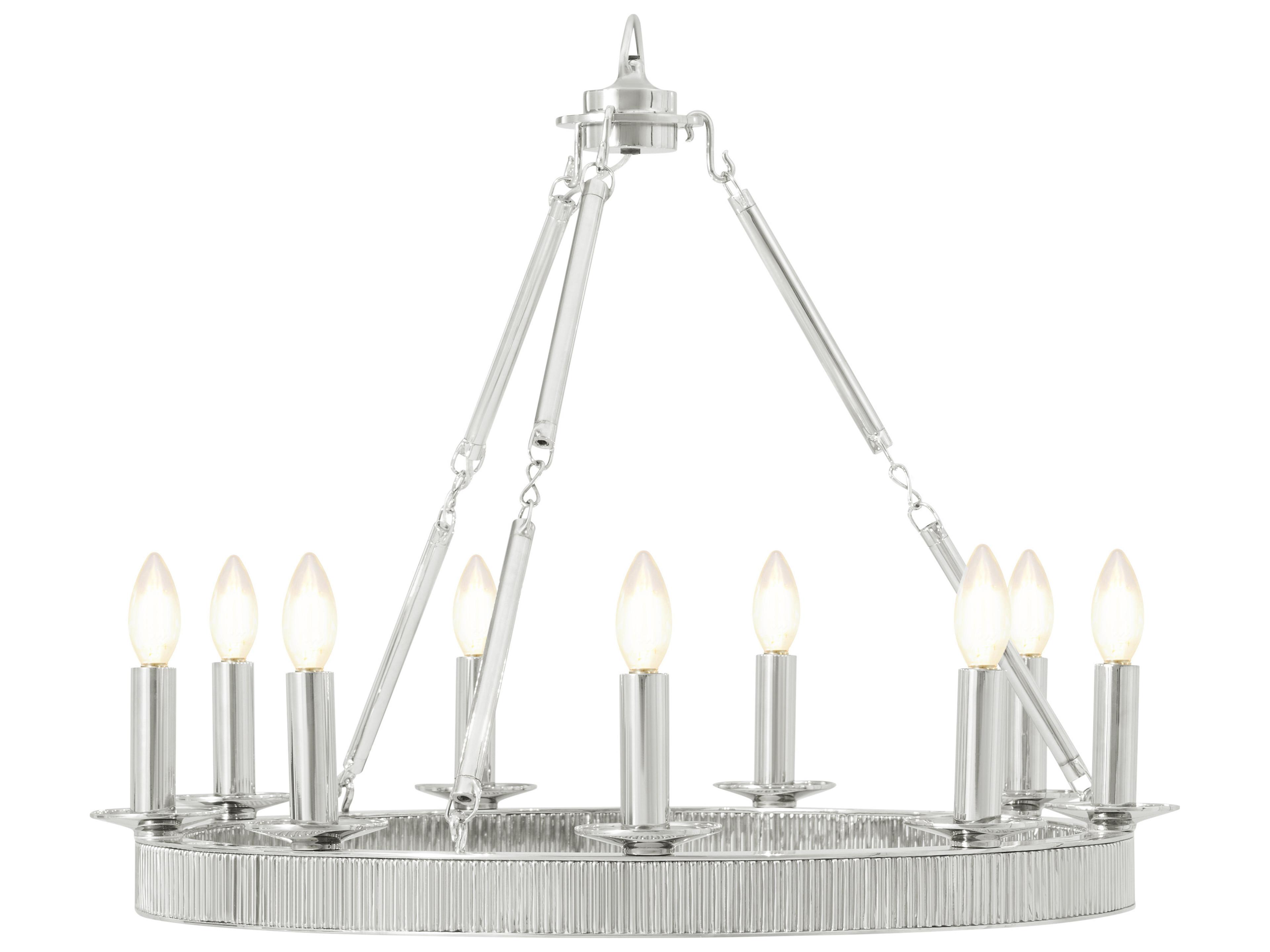 Theodore Alexander Ta Illuminations Chrome Linear Chandelier