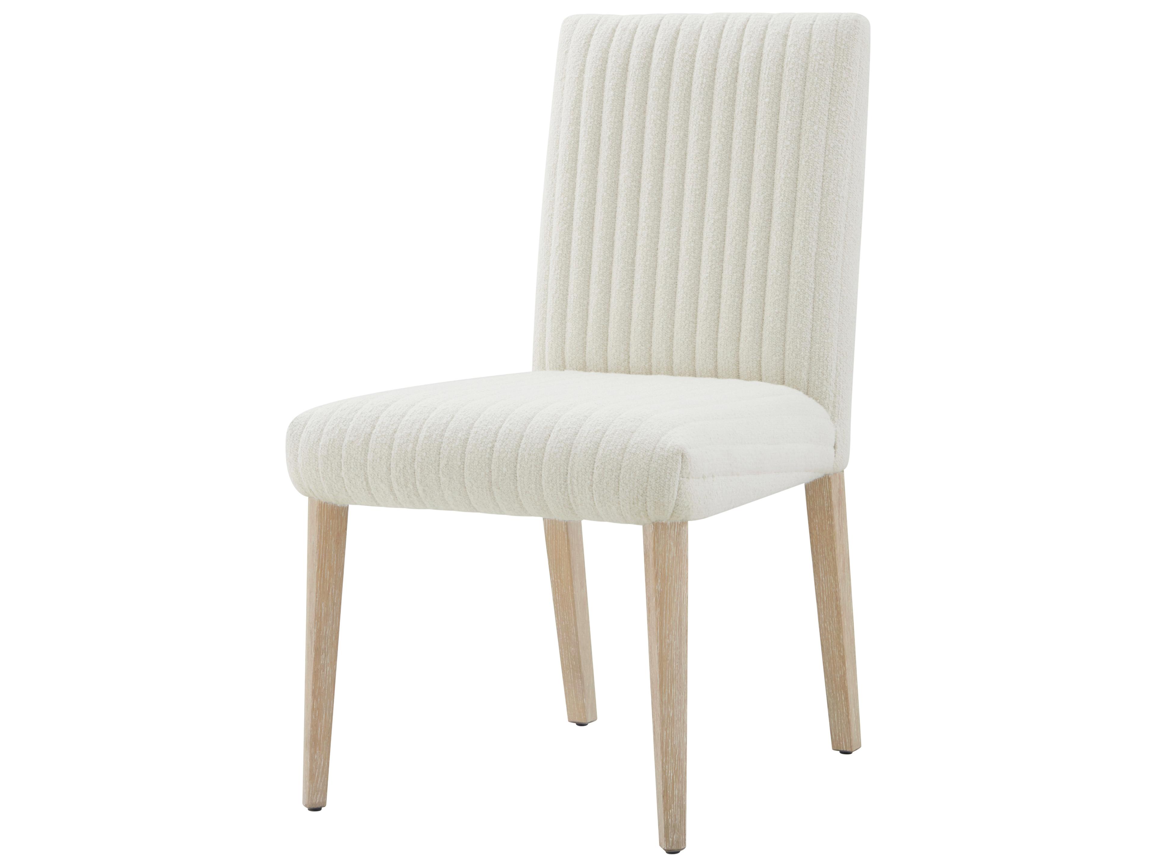 Theodore Alexander Horizon Natural Upholstered Armless Dining Chair