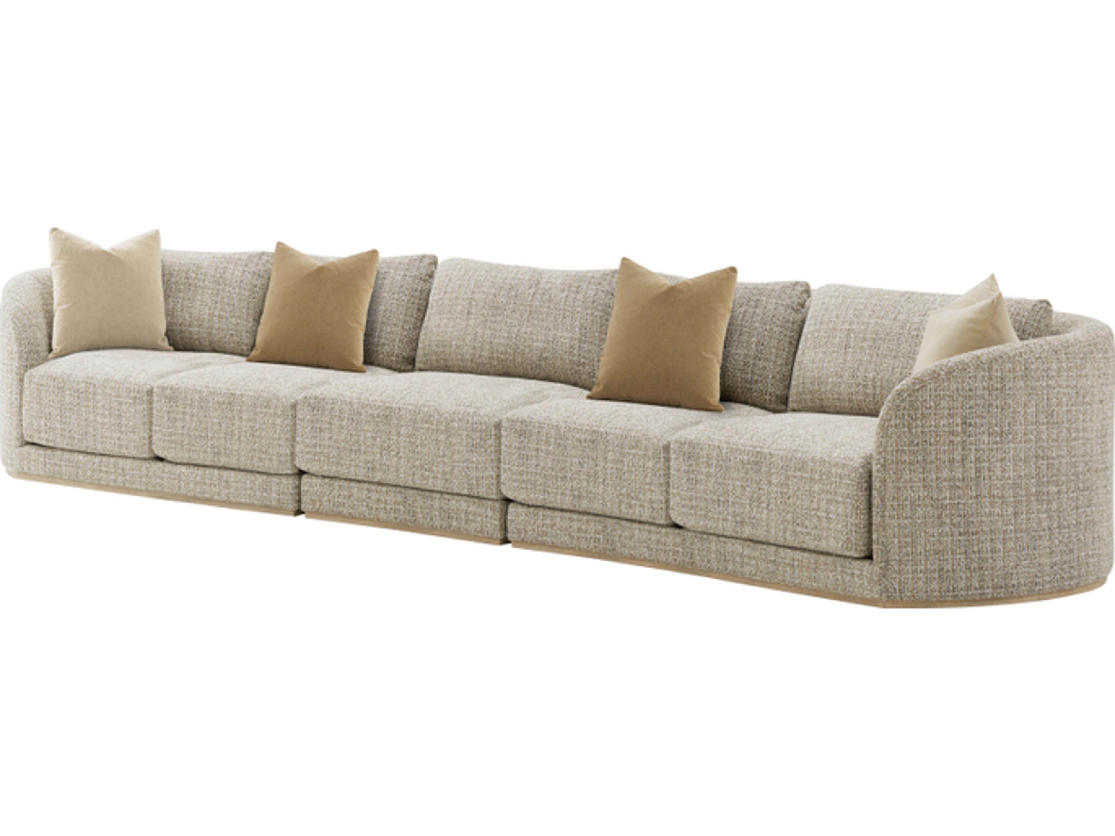 Theodore Alexander Seated Upholstered LAF Sectional Sofa