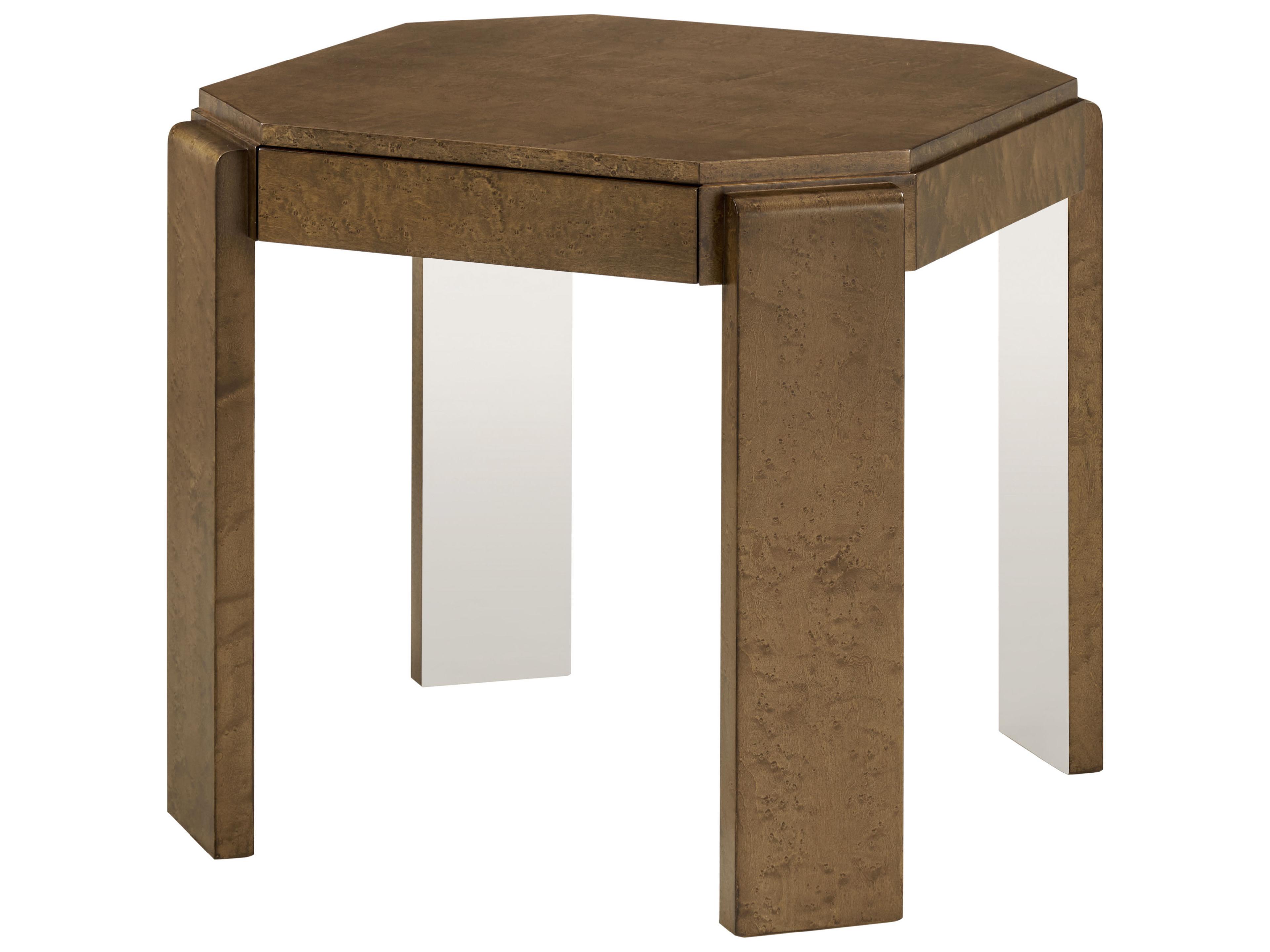 Theodore Alexander Origins Octagon Metal End Table