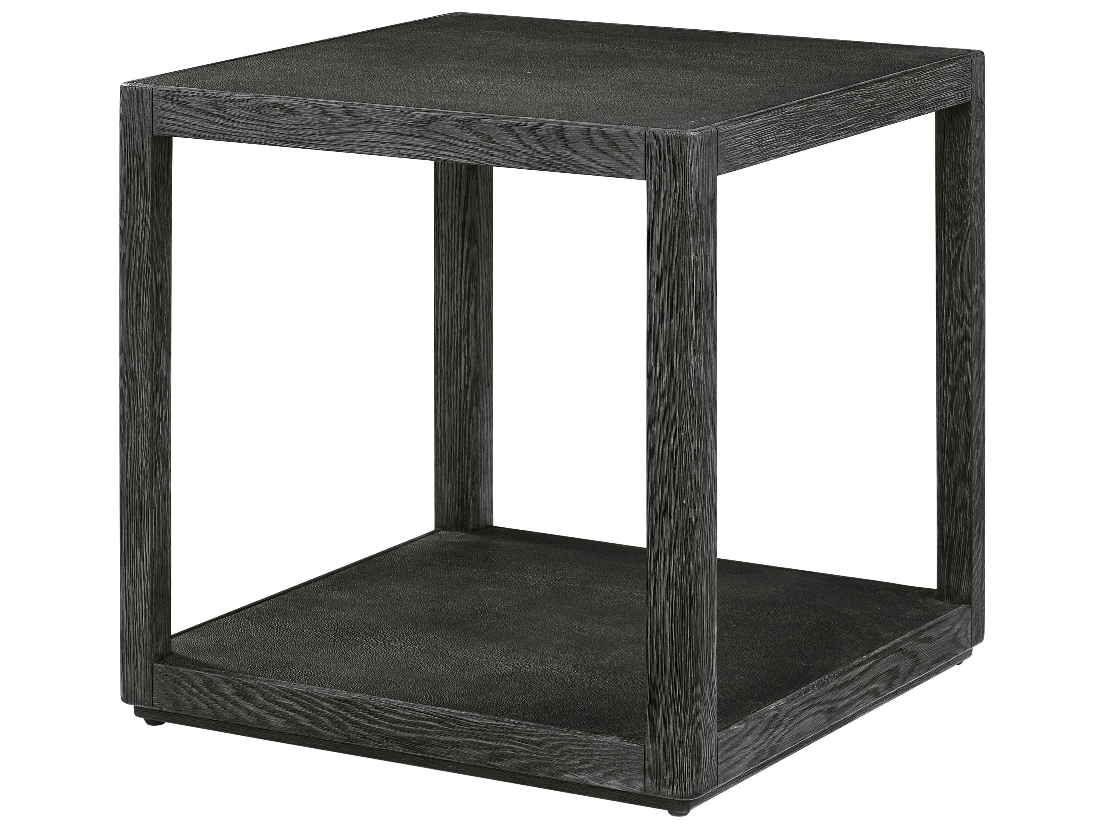 Theodore Alexander Maxwell Square Cement End Table