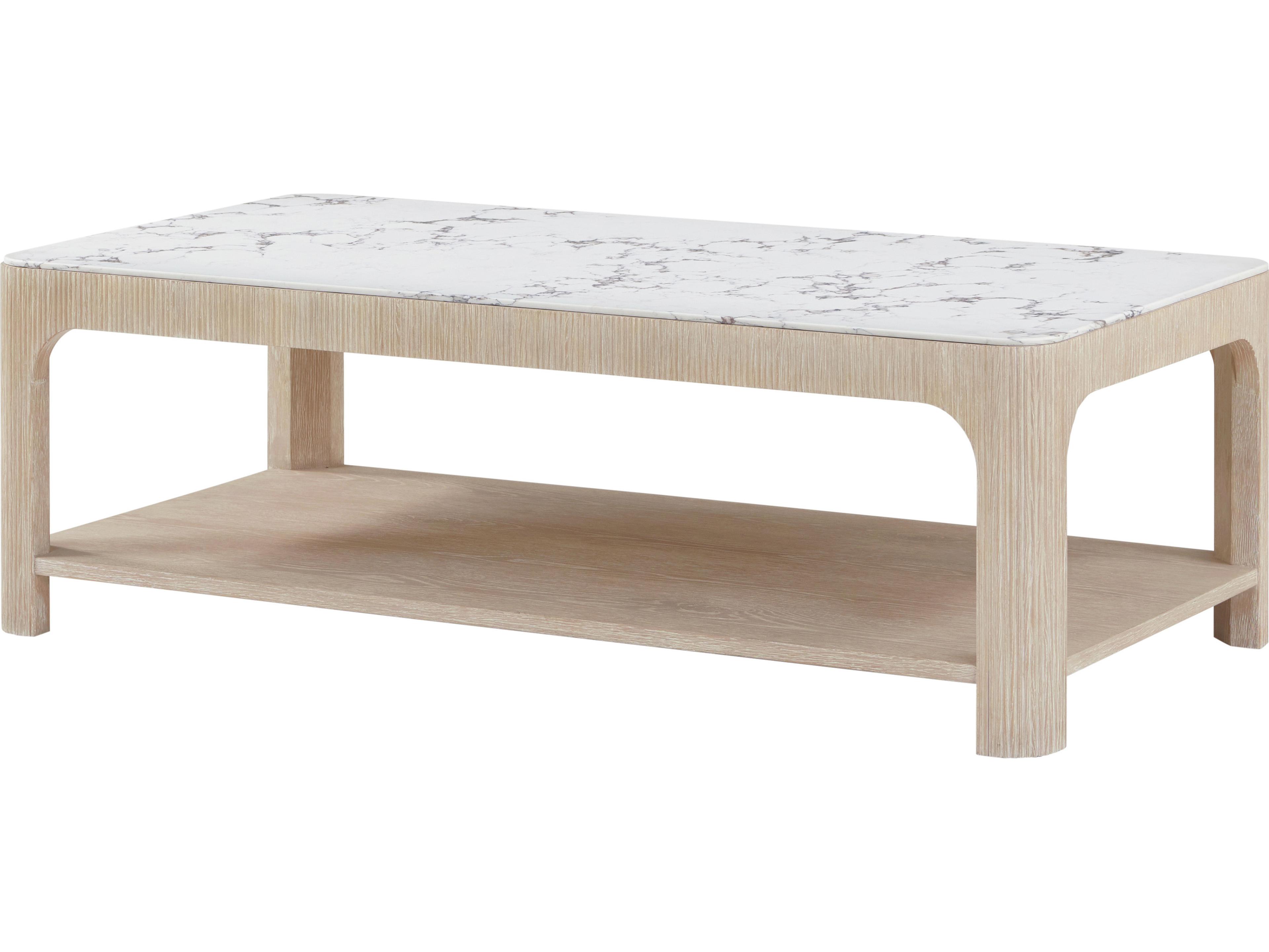 Theodore Alexander Horizon Rectangular Marble Coffee Table