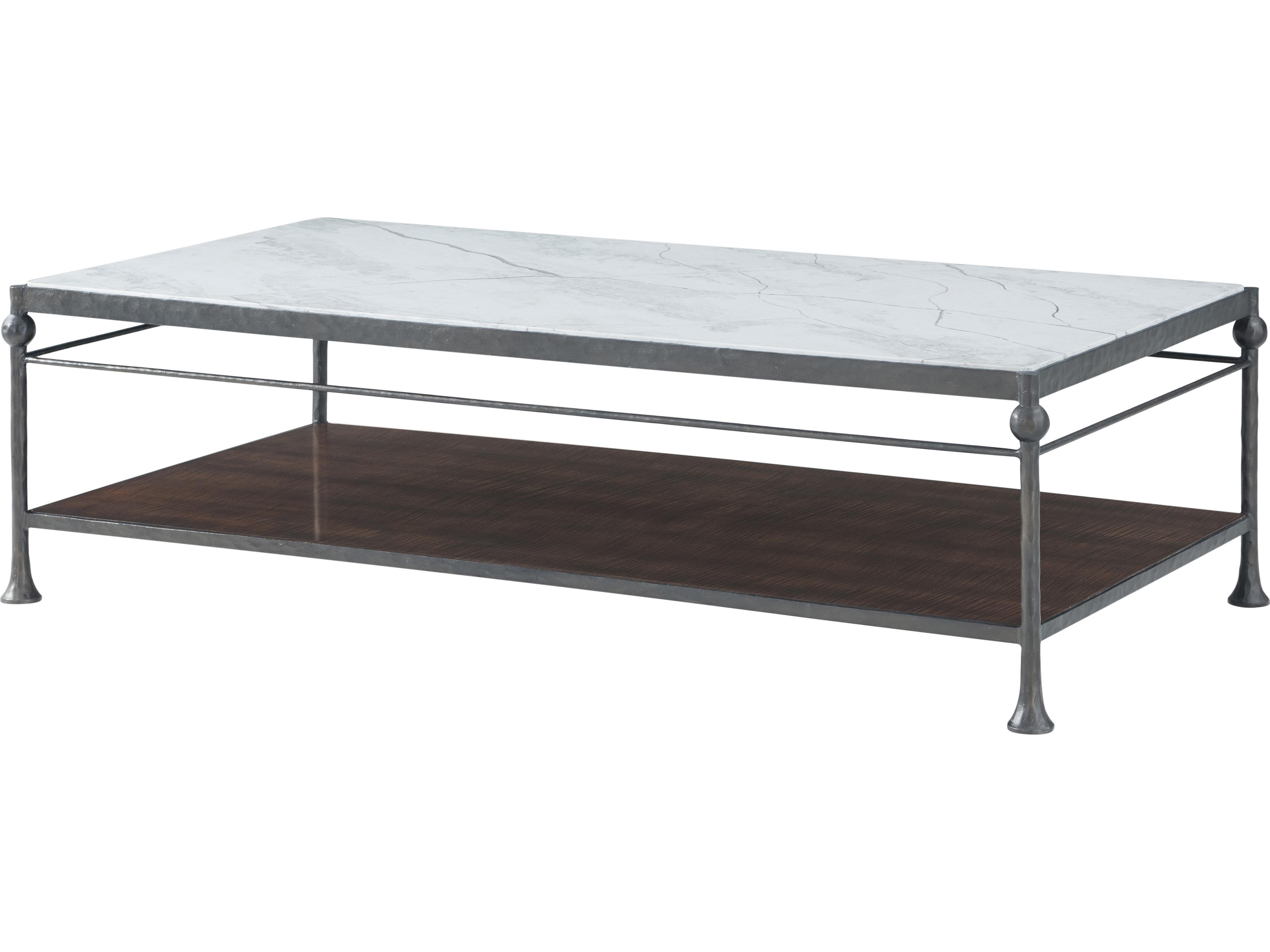 Theodore Alexander Spencer London Rectangular Marble Coffee Table