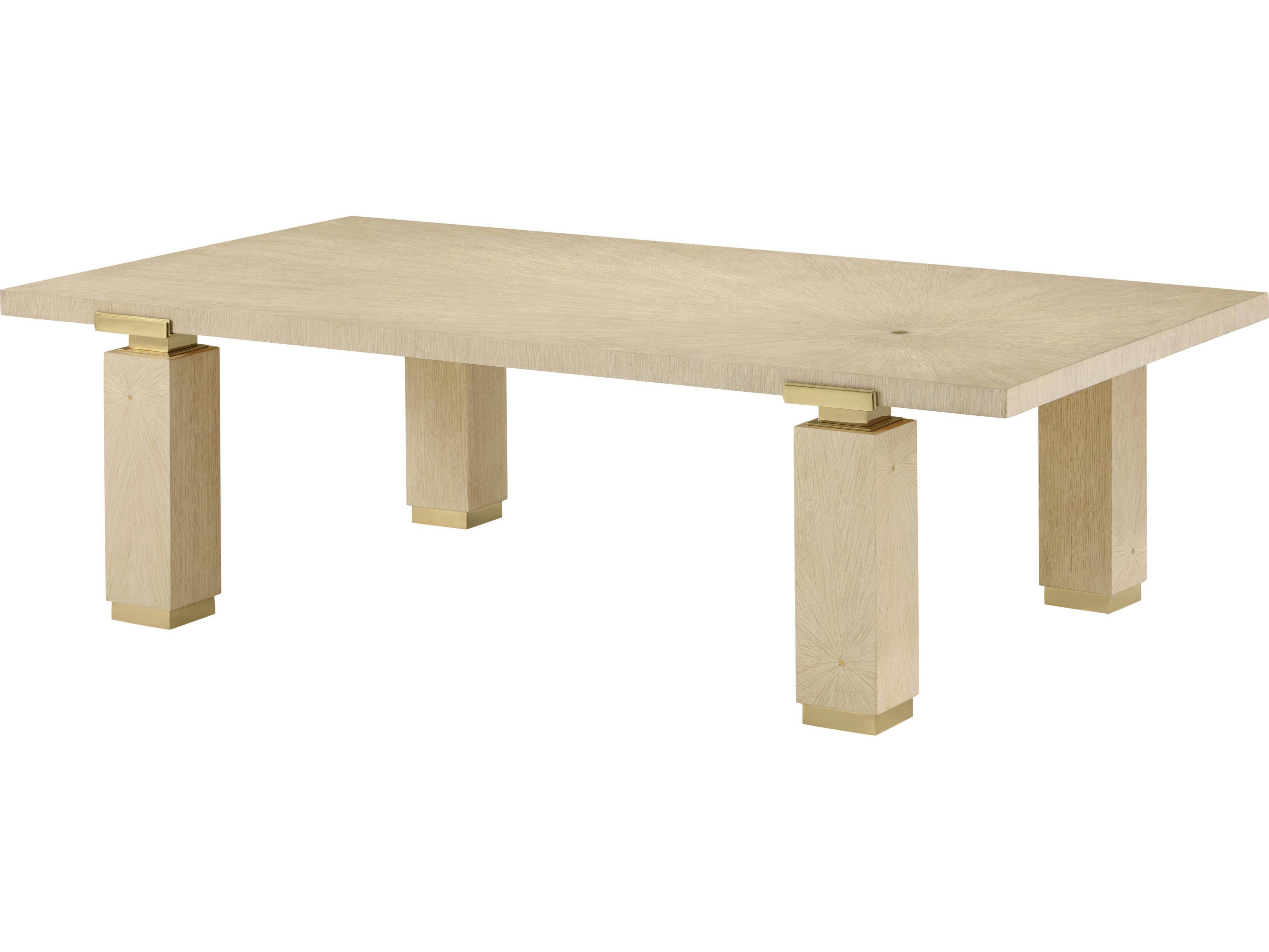 Theodore Alexander Judith Leiber Couture Rectangular Wood Coffee Table