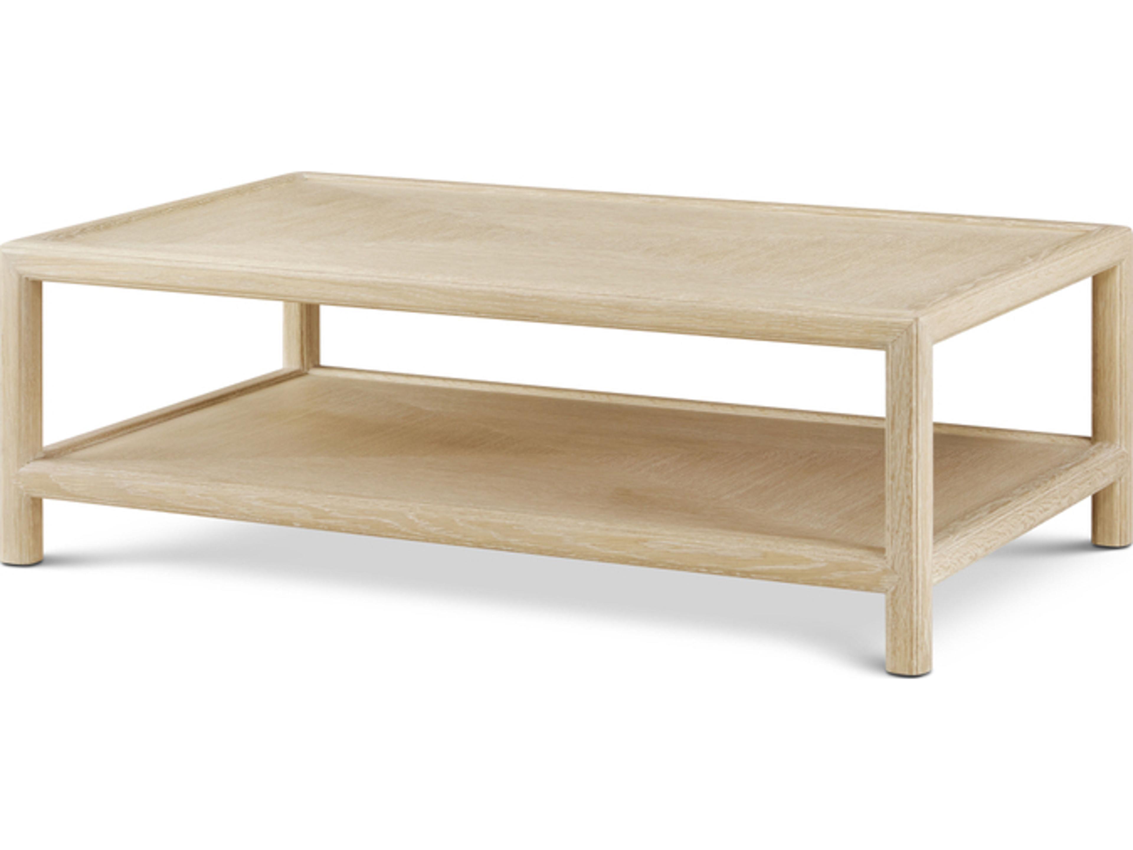 Theodore Alexander Montauk Rectangular Wood Coffee Table