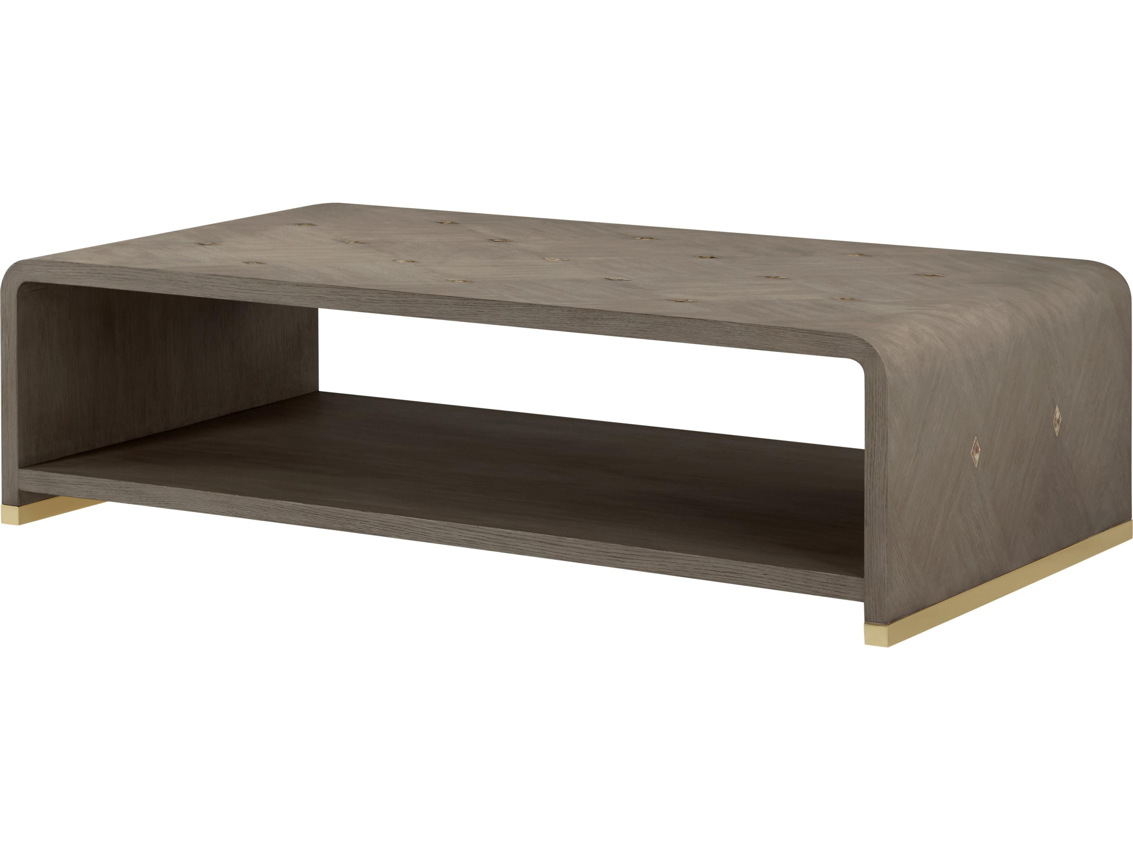 Theodore Alexander Judith Leiber Couture Rectangular Wood Coffee Table