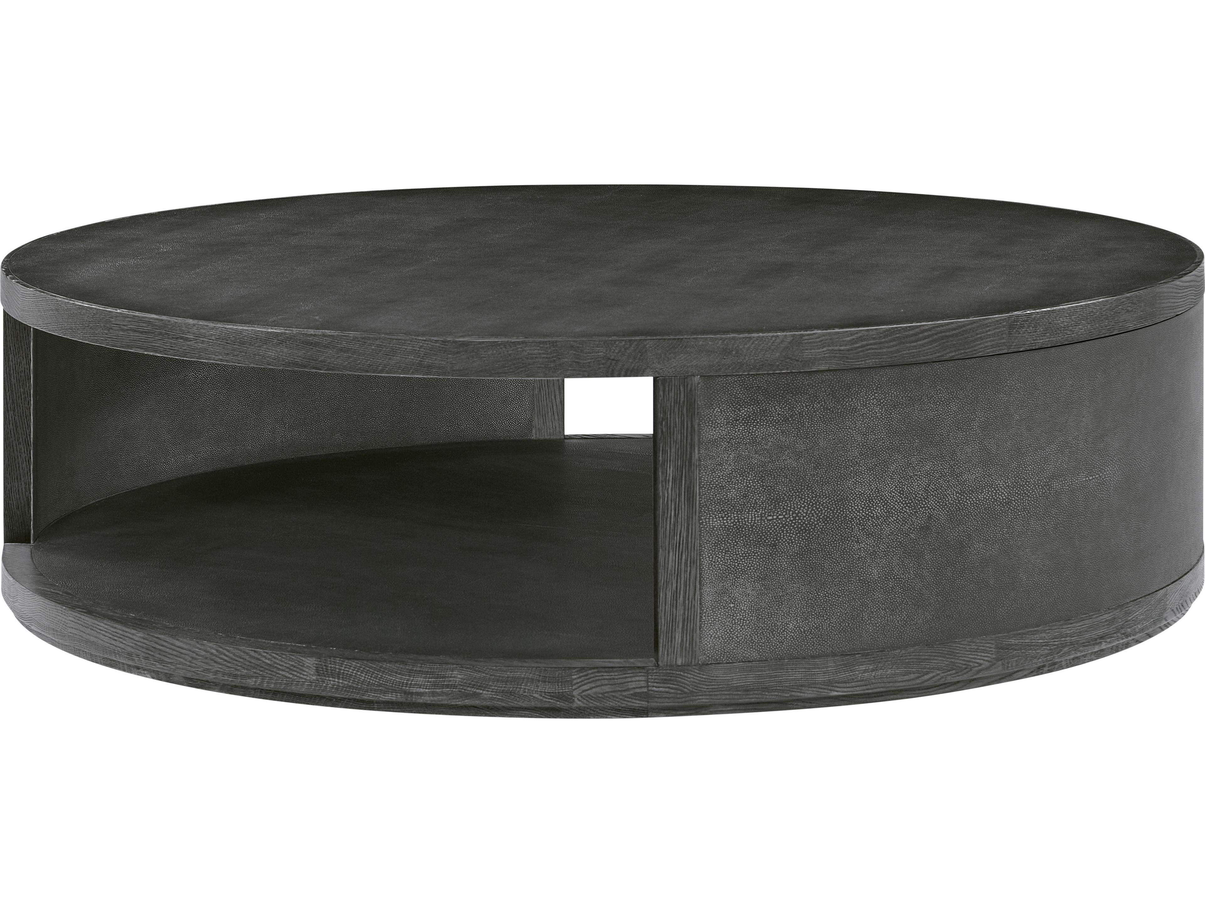 Theodore Alexander Maxwell Round Wood Coffee Table