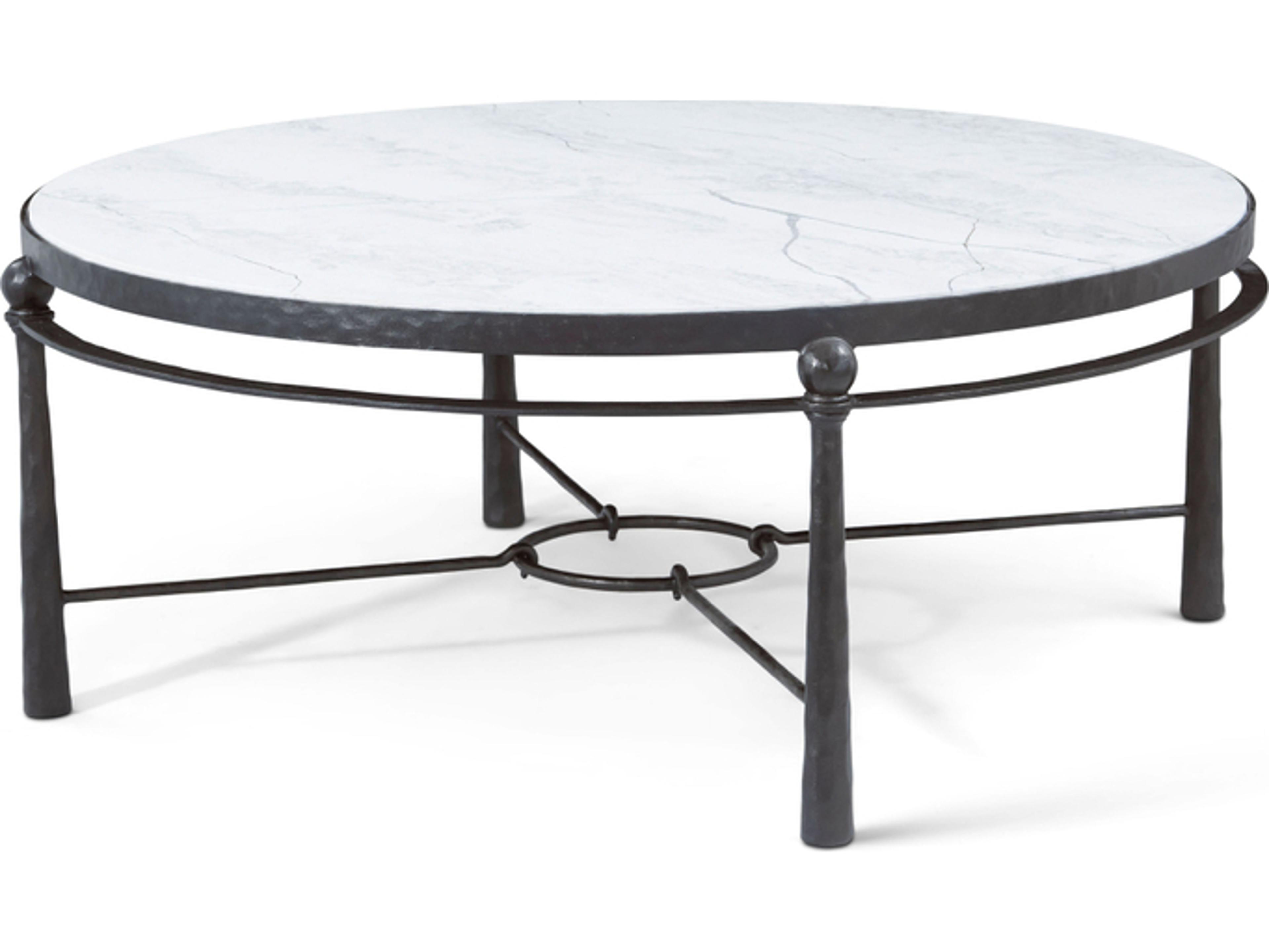 Theodore Alexander Spencer London Round Marble Coffee Table
