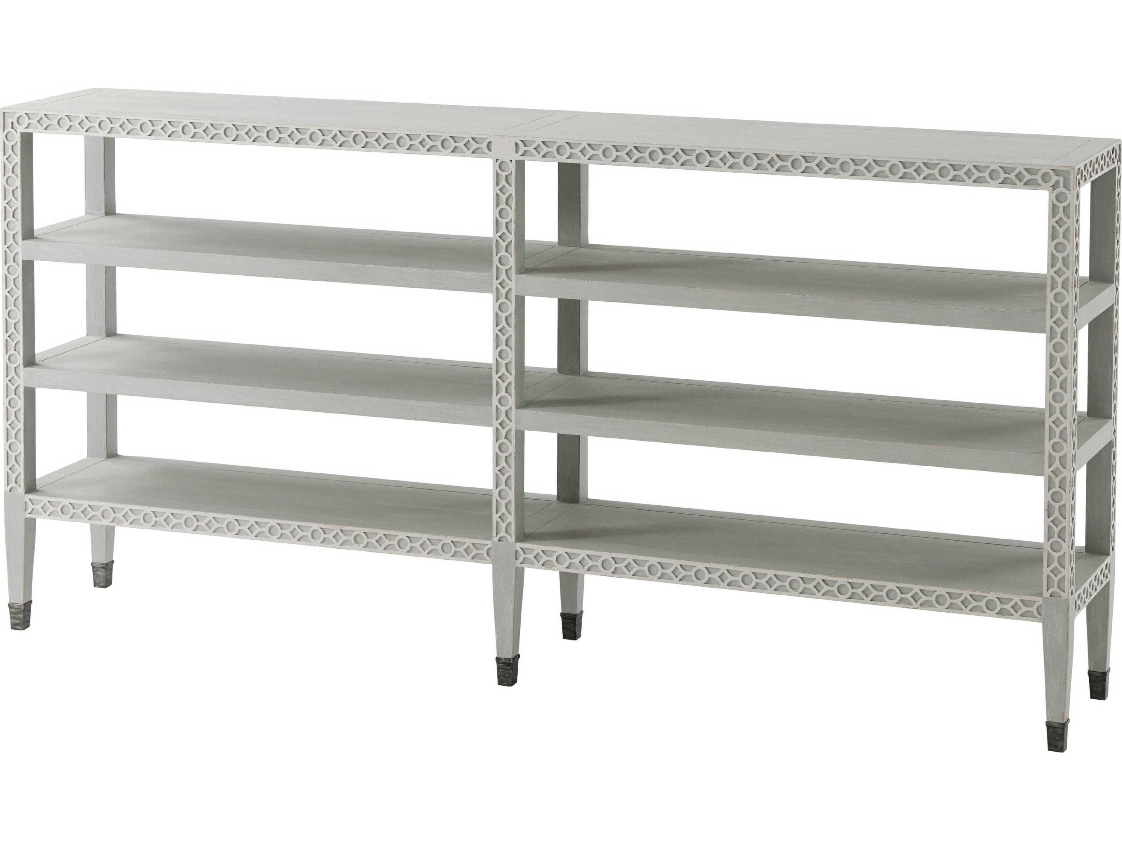 Theodore Alexander Tavel Rectangular Wood Elsa Console Table