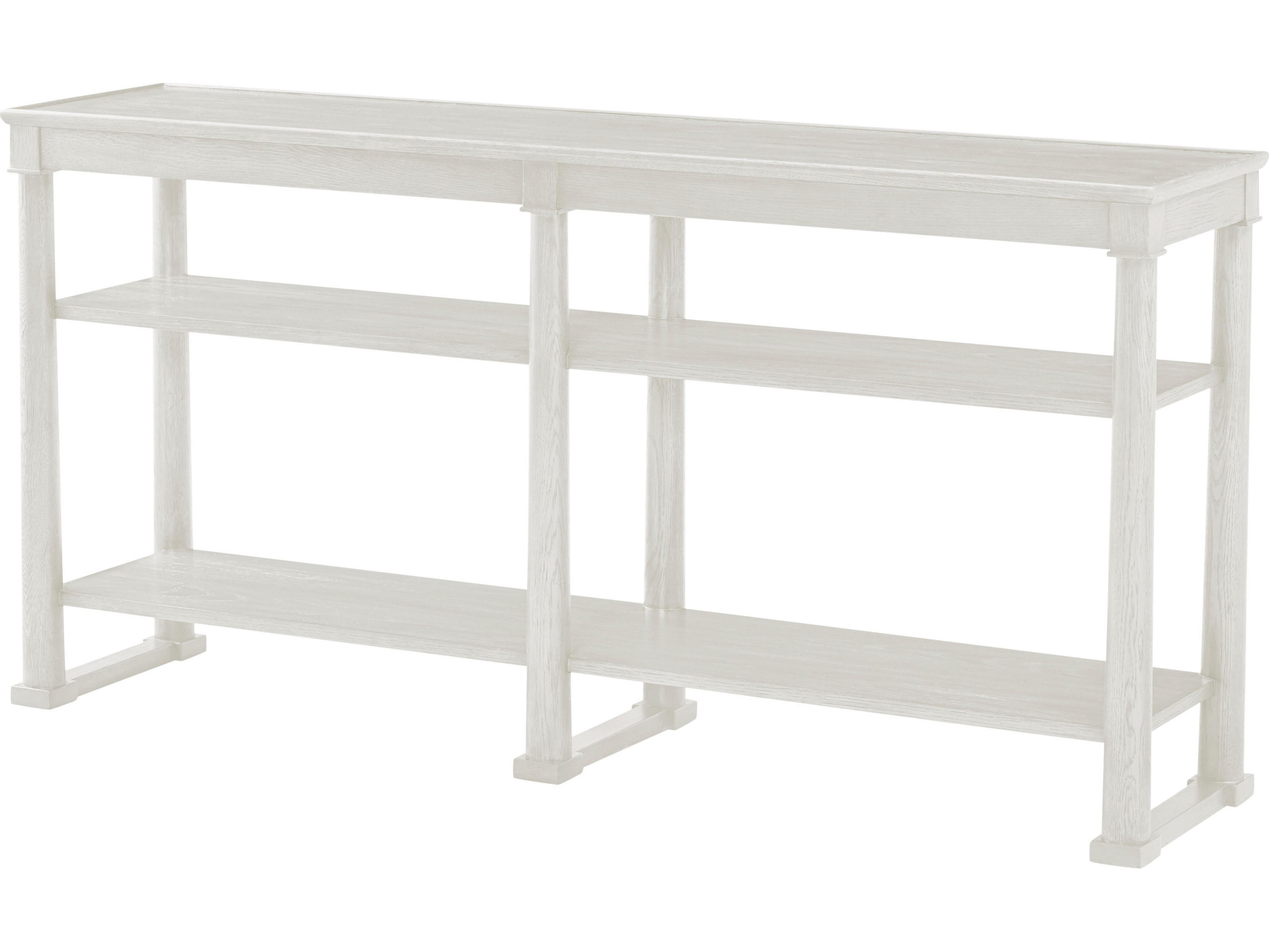 Theodore Alexander Surrey Rectangular Wood Console Table