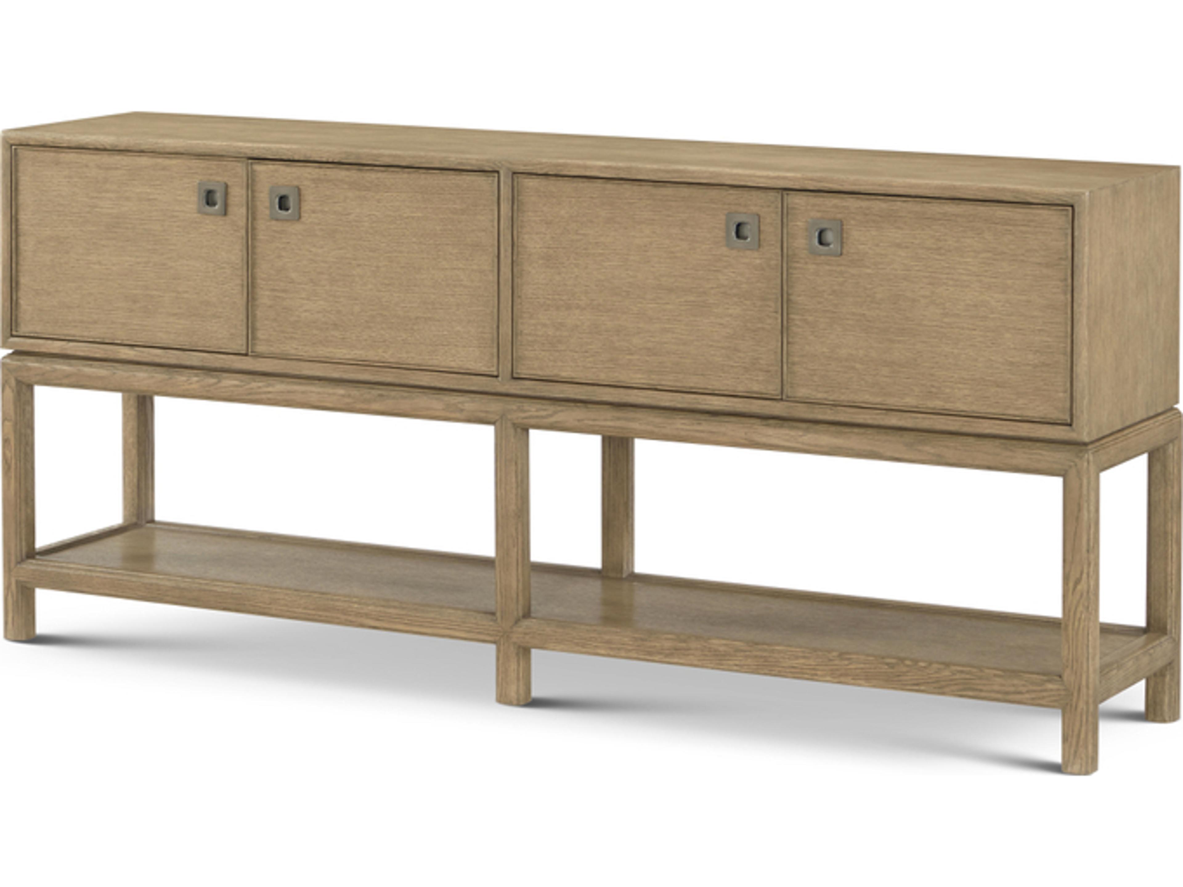 Theodore Alexander Montauk Rectangular Wood Console Table