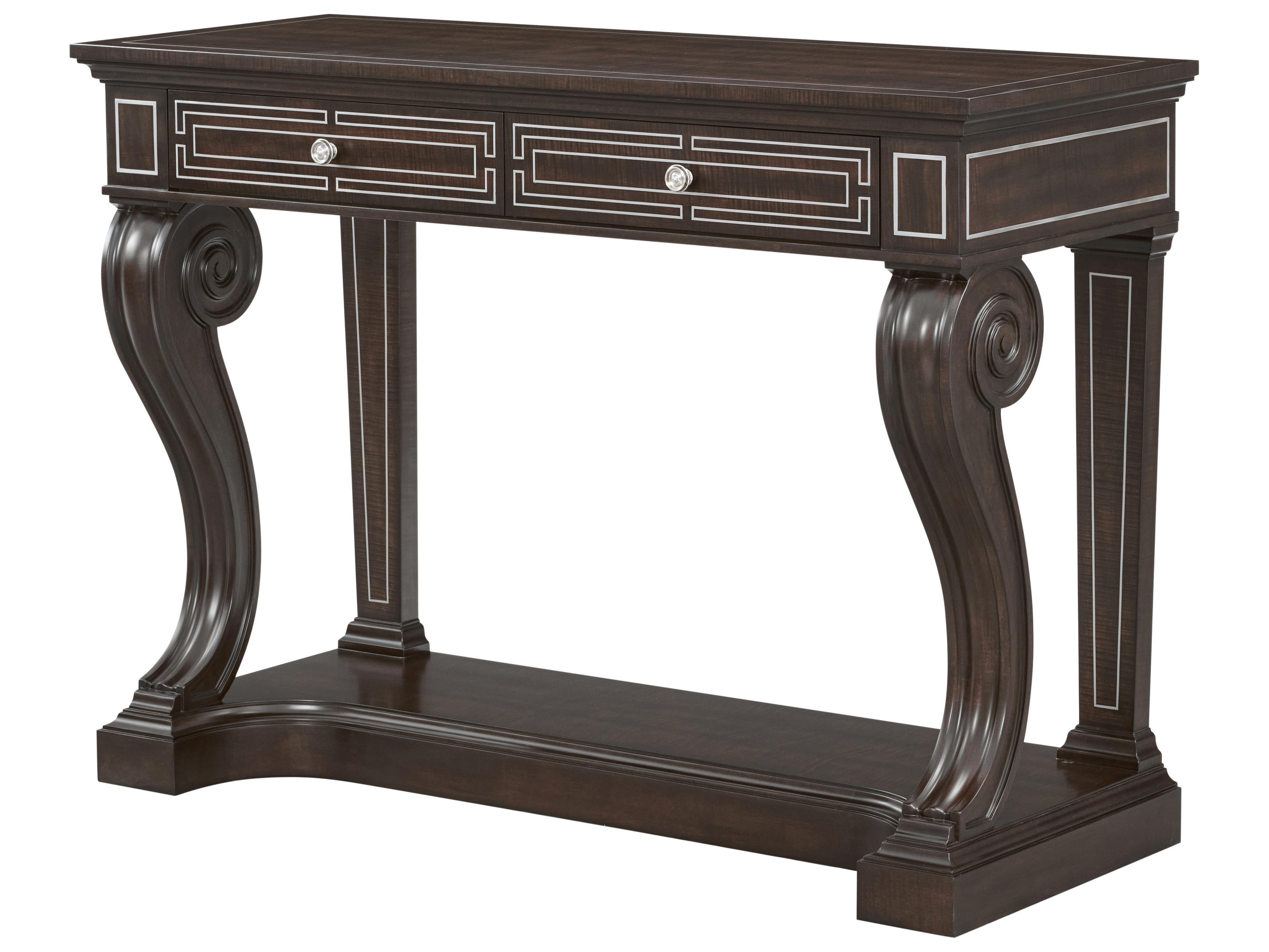 Theodore Alexander Spencer London Rectangular Wood Console Table