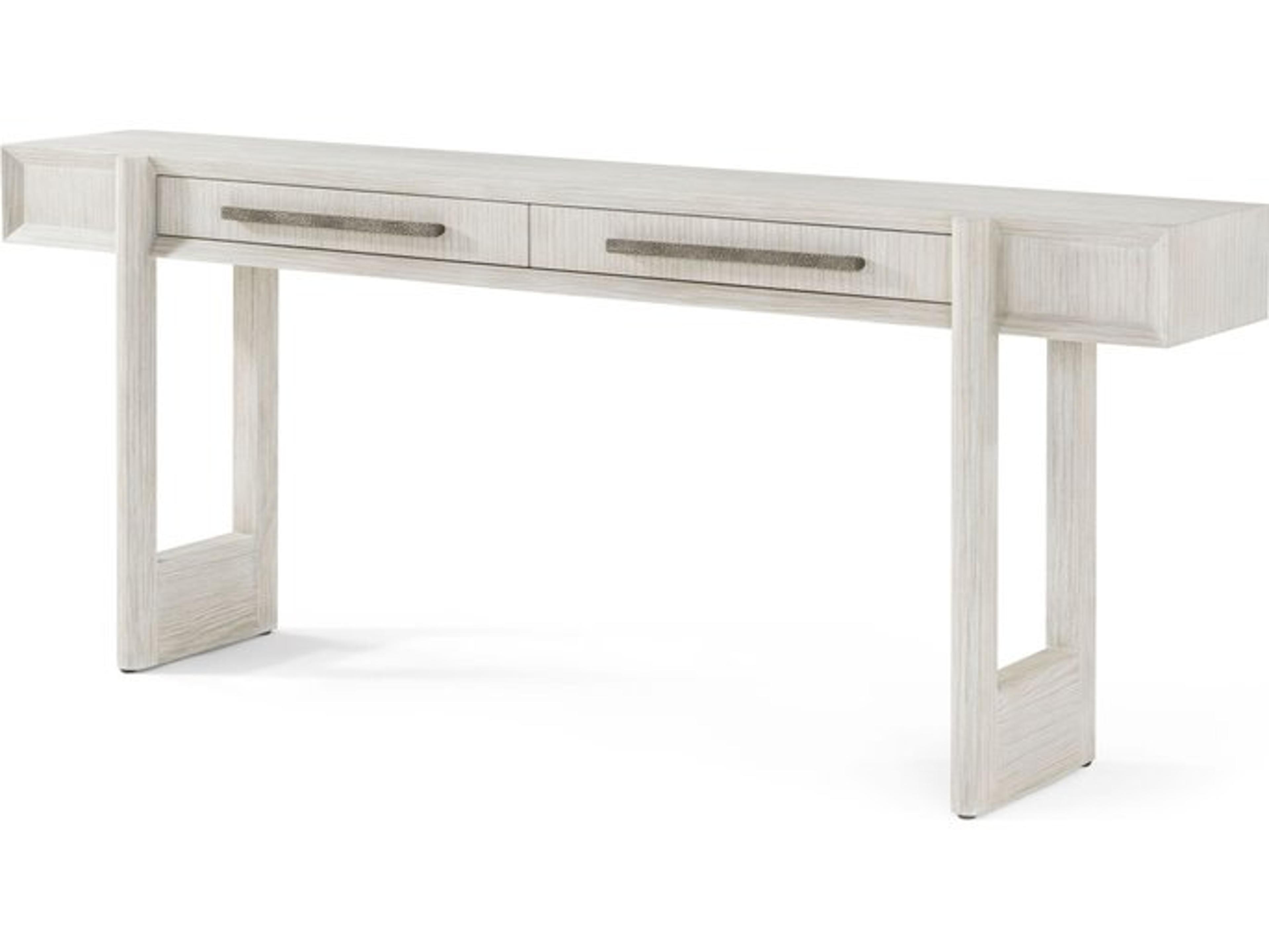 Theodore Alexander Urbane Rectangular Wood Console Table