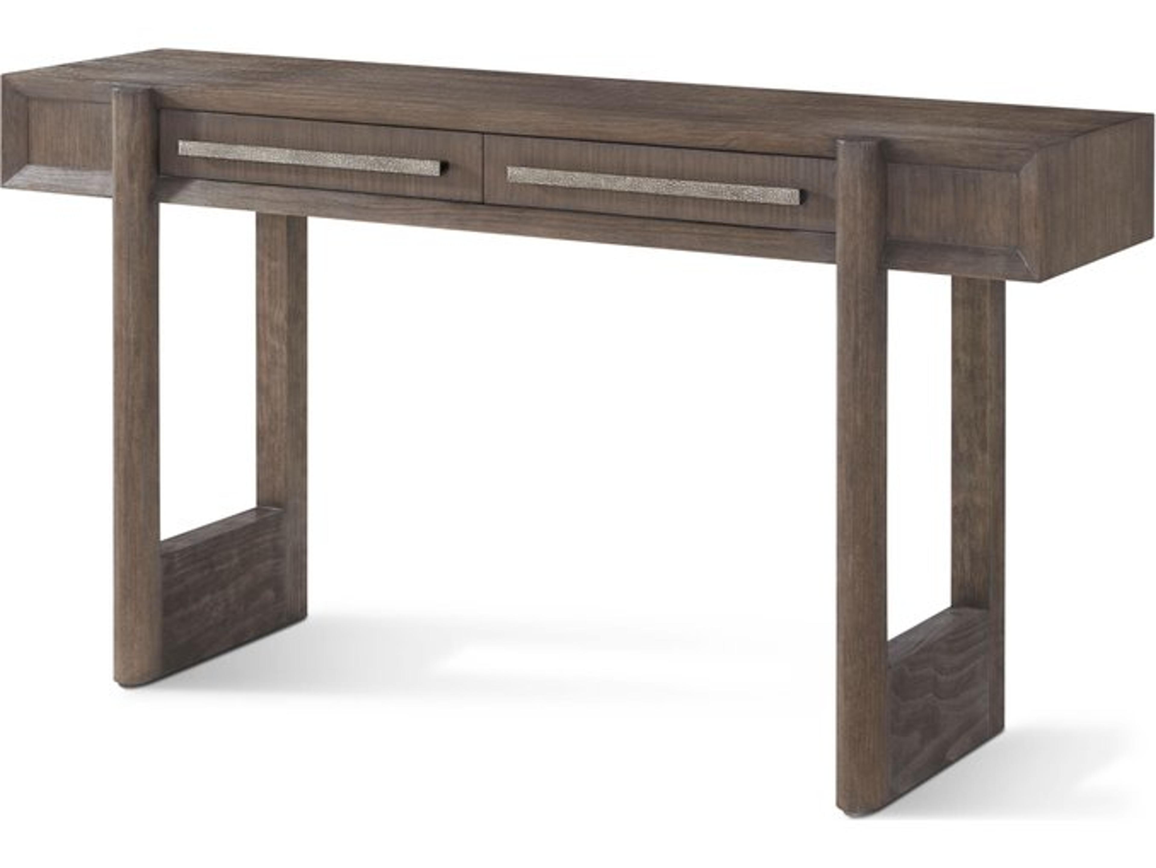 Theodore Alexander Urbane Rectangular Wood Console Table