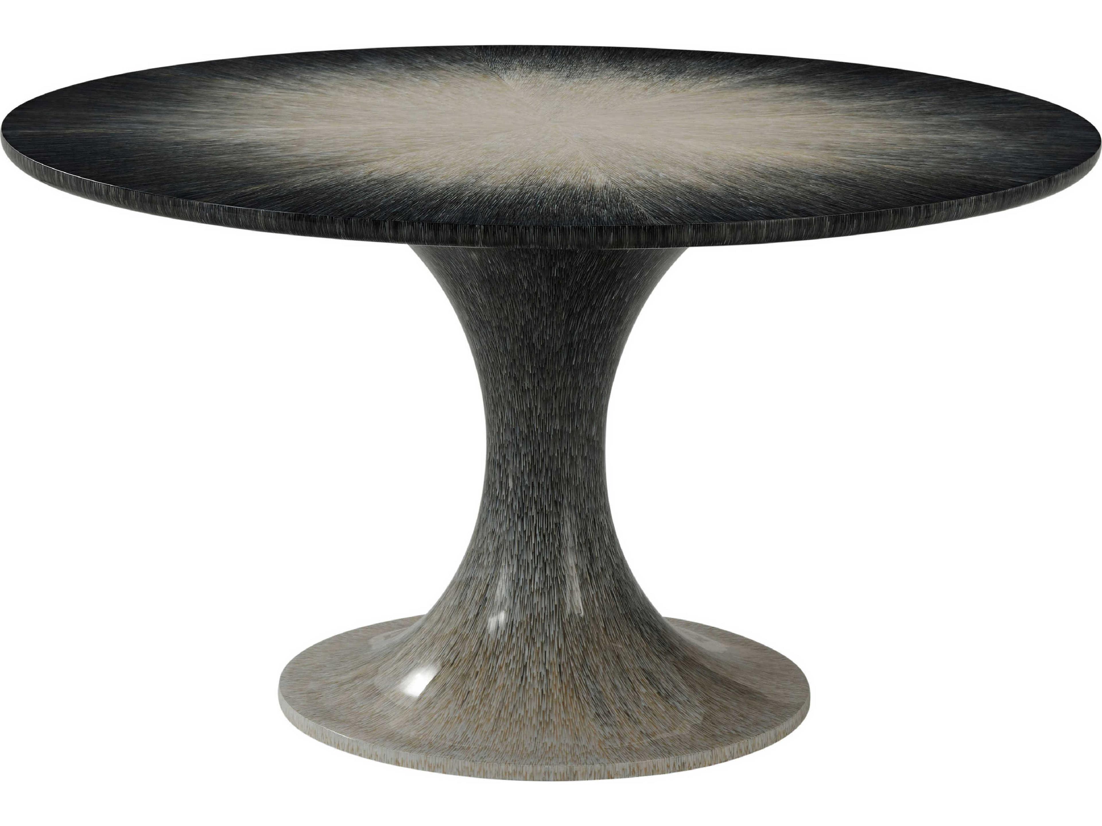 Theodore Alexander Ta Originals Round Wood Filament Panos Dining Table