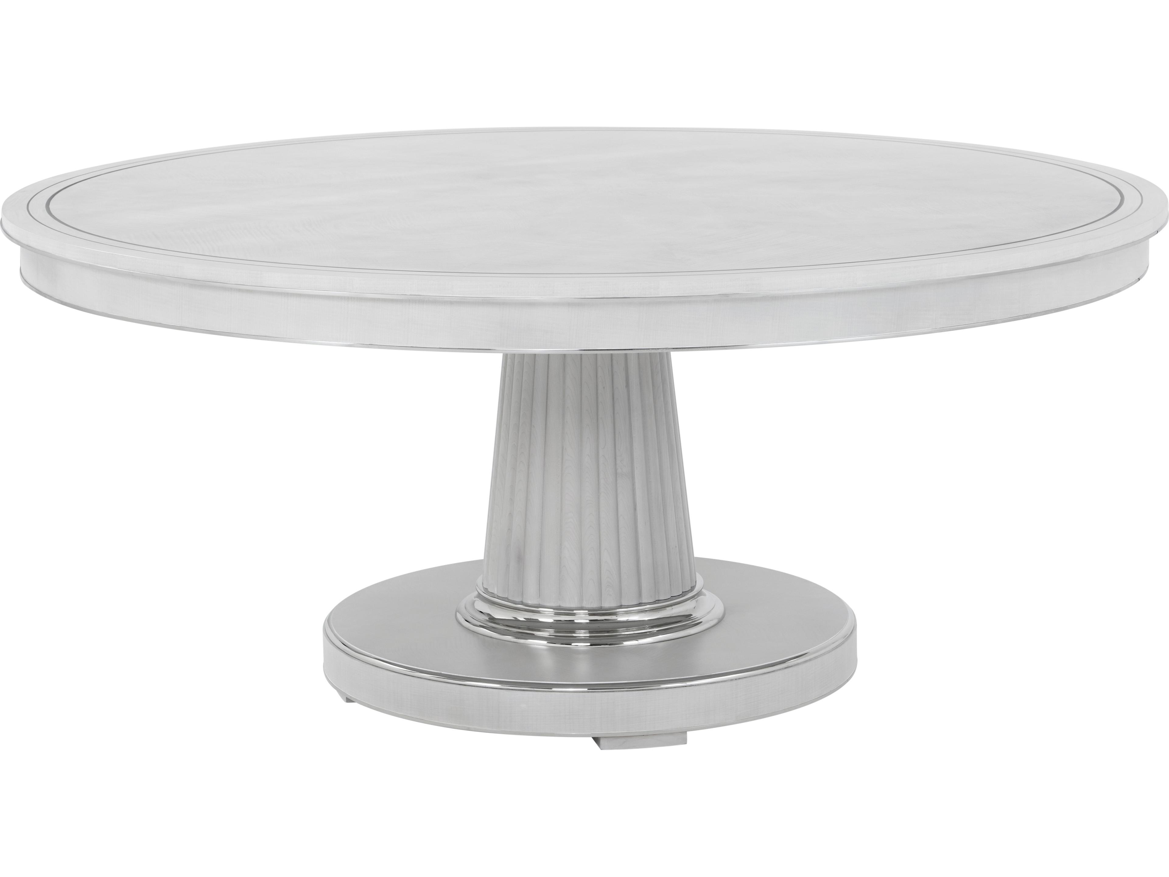 Theodore Alexander Spencer London Round Glass Dining Table