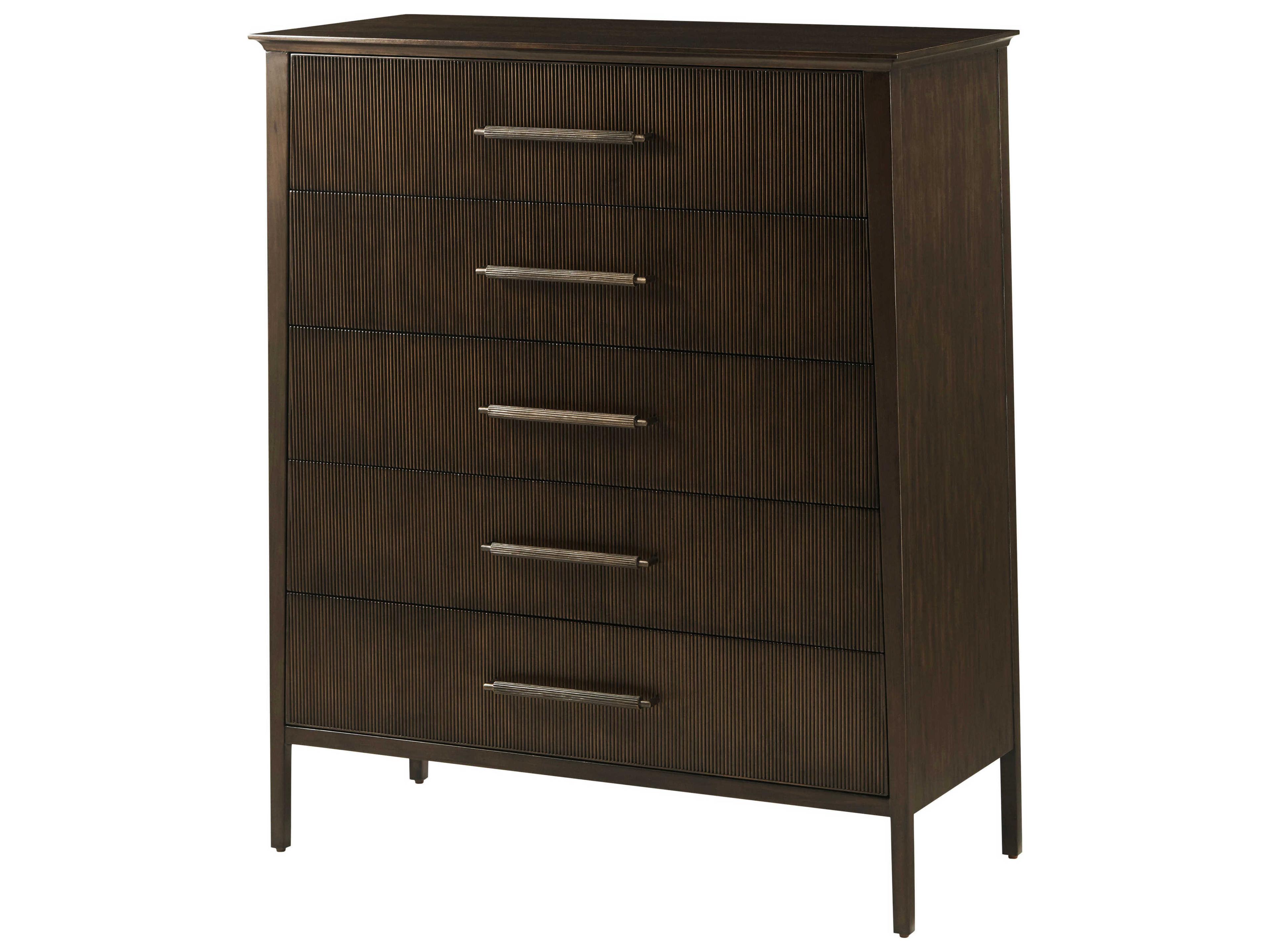 Theodore Alexander Lido Bistre Brown Accent Chest