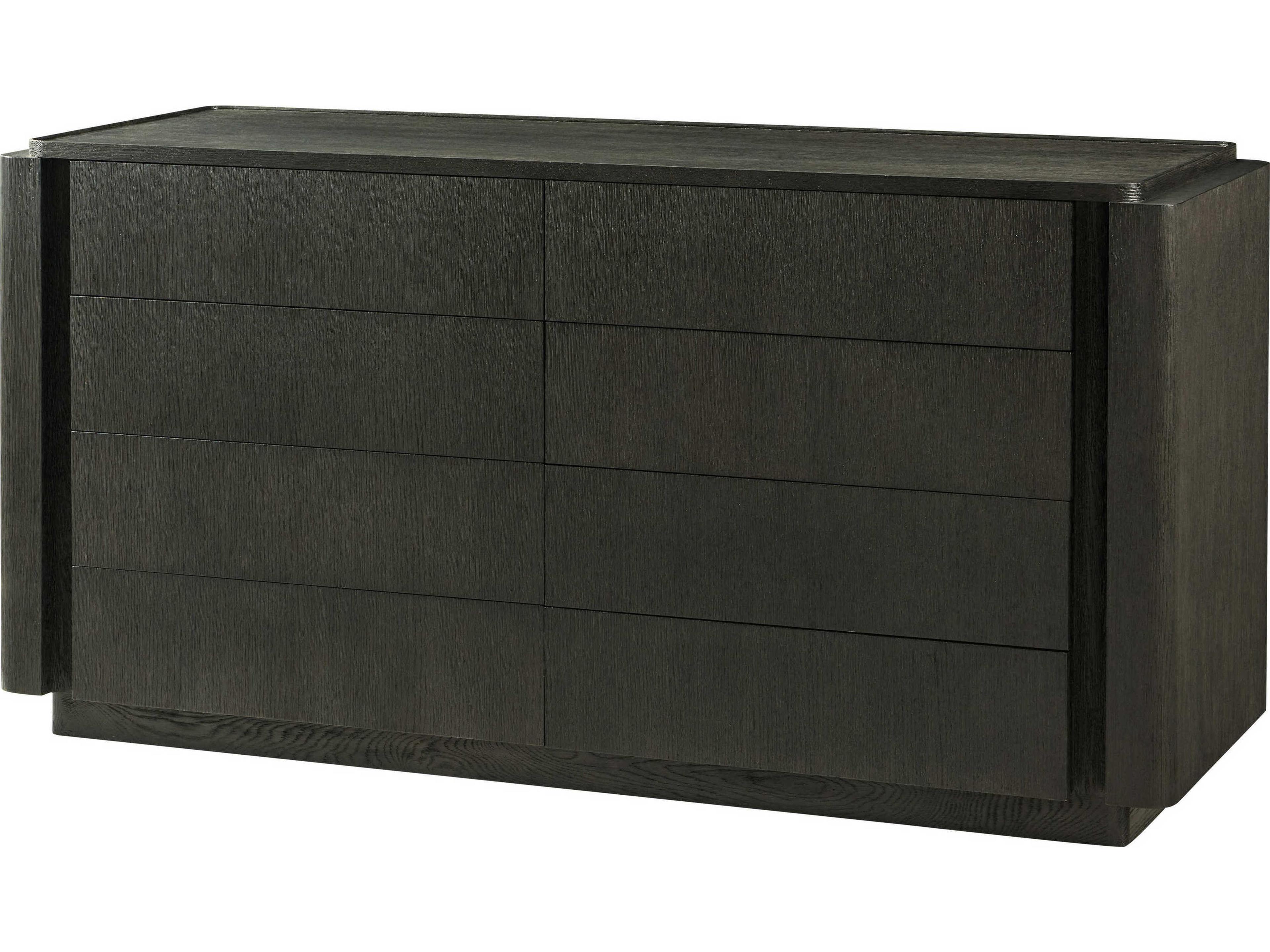Theodore Alexander Repose 8-Drawers Black Double Dresser