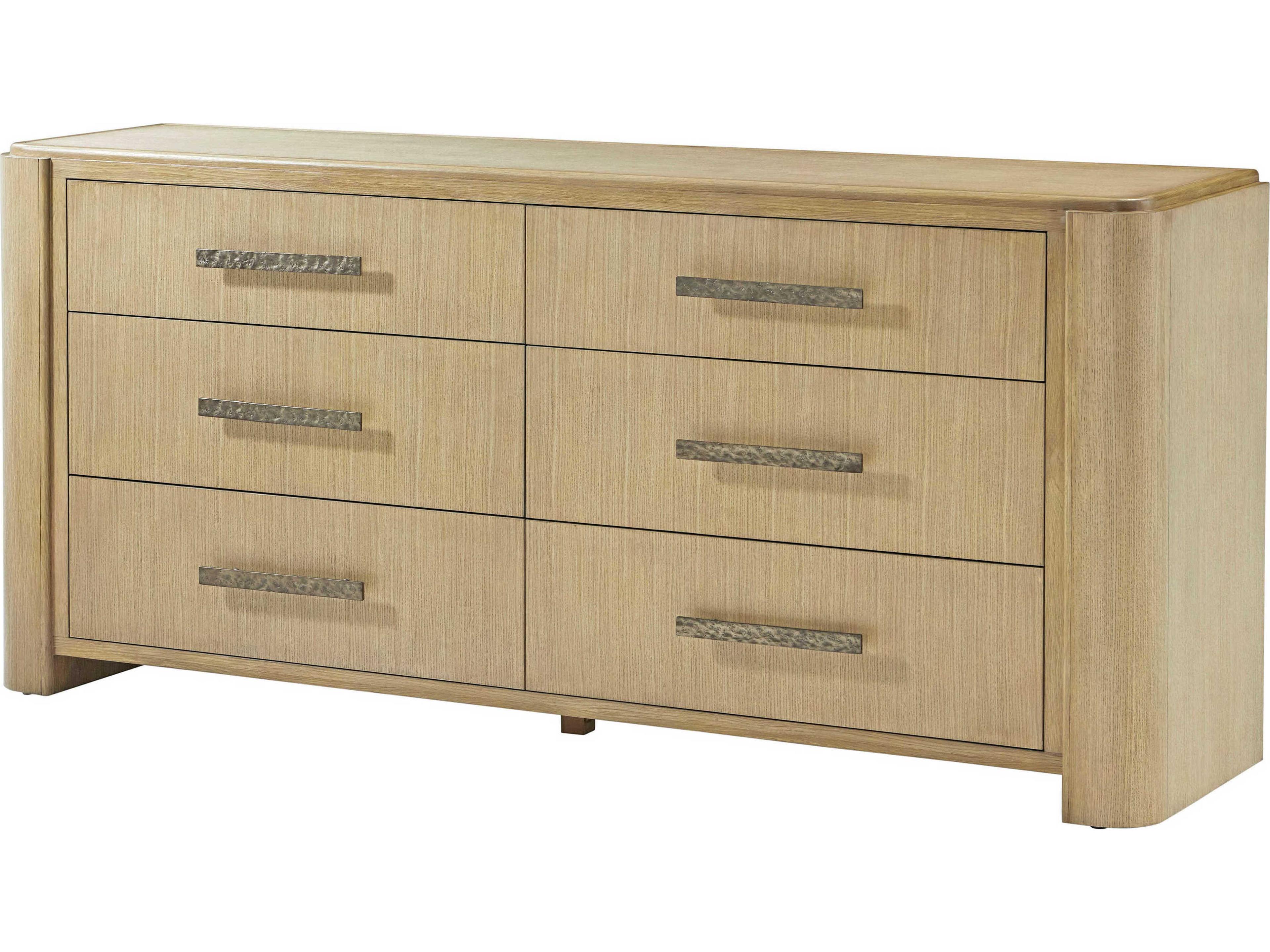 Theodore Alexander Essence 6-Drawers Beige Solid Wood Double Dresser