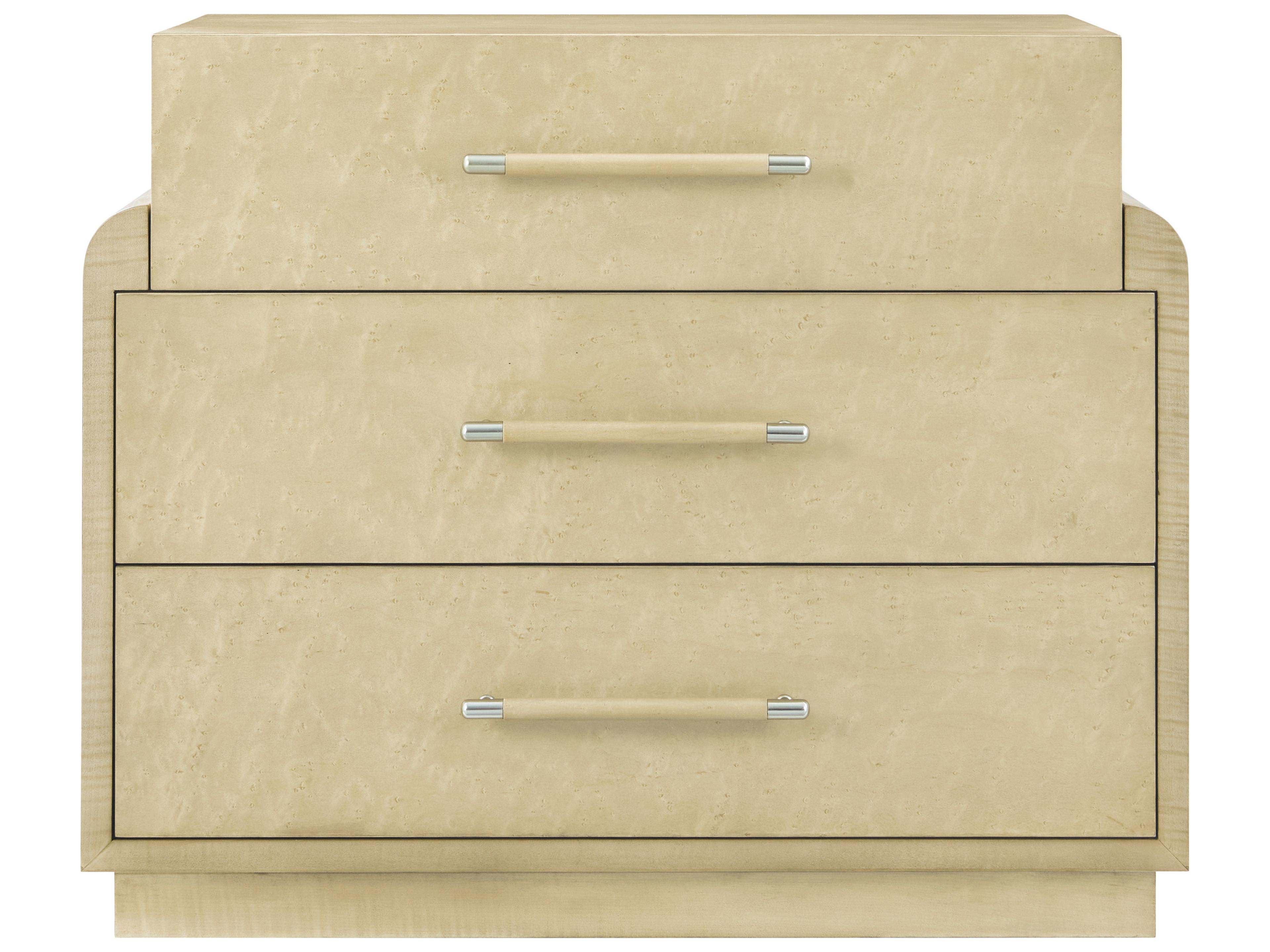 Theodore Alexander Origins 3-Drawers Natural Nightstand