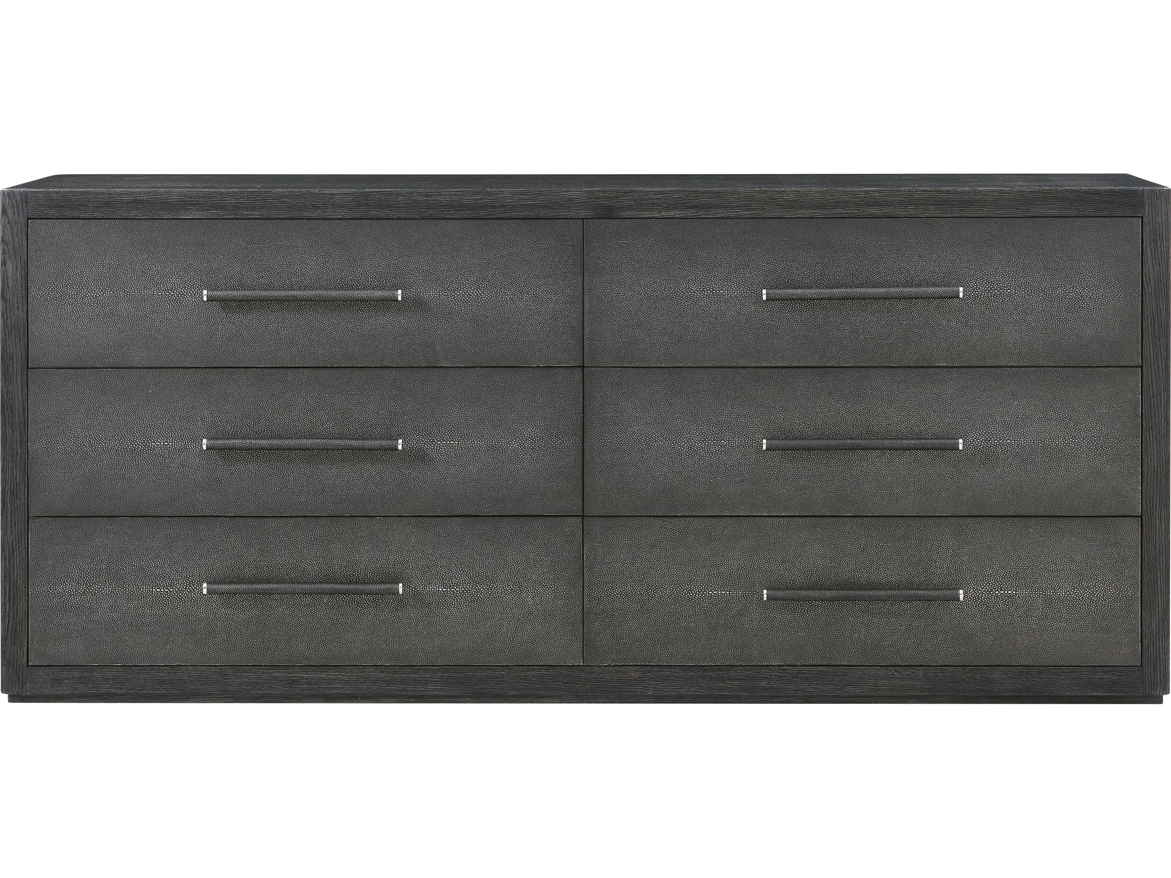Theodore Alexander Maxwell 6-Drawers Gray Double Dresser