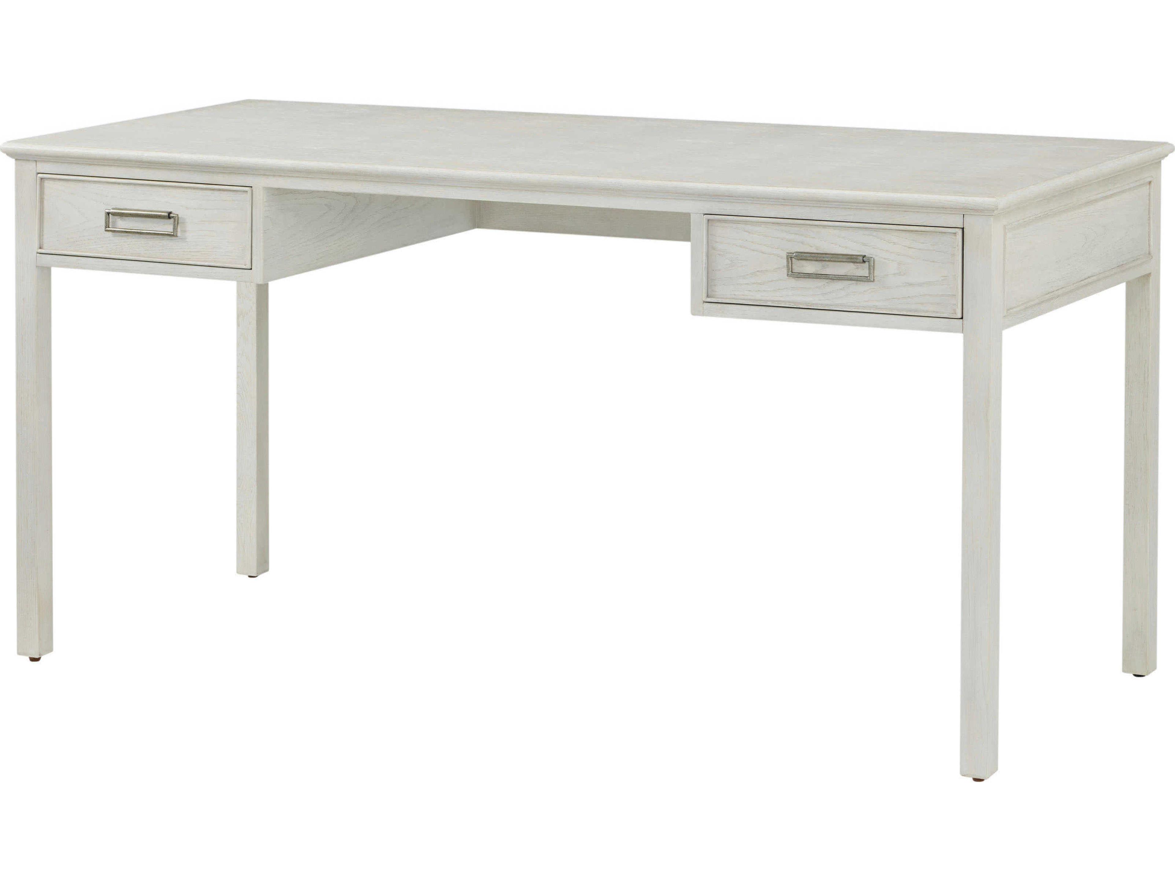 Theodore Alexander Surrey Dover White Solid Wood Writing Desk