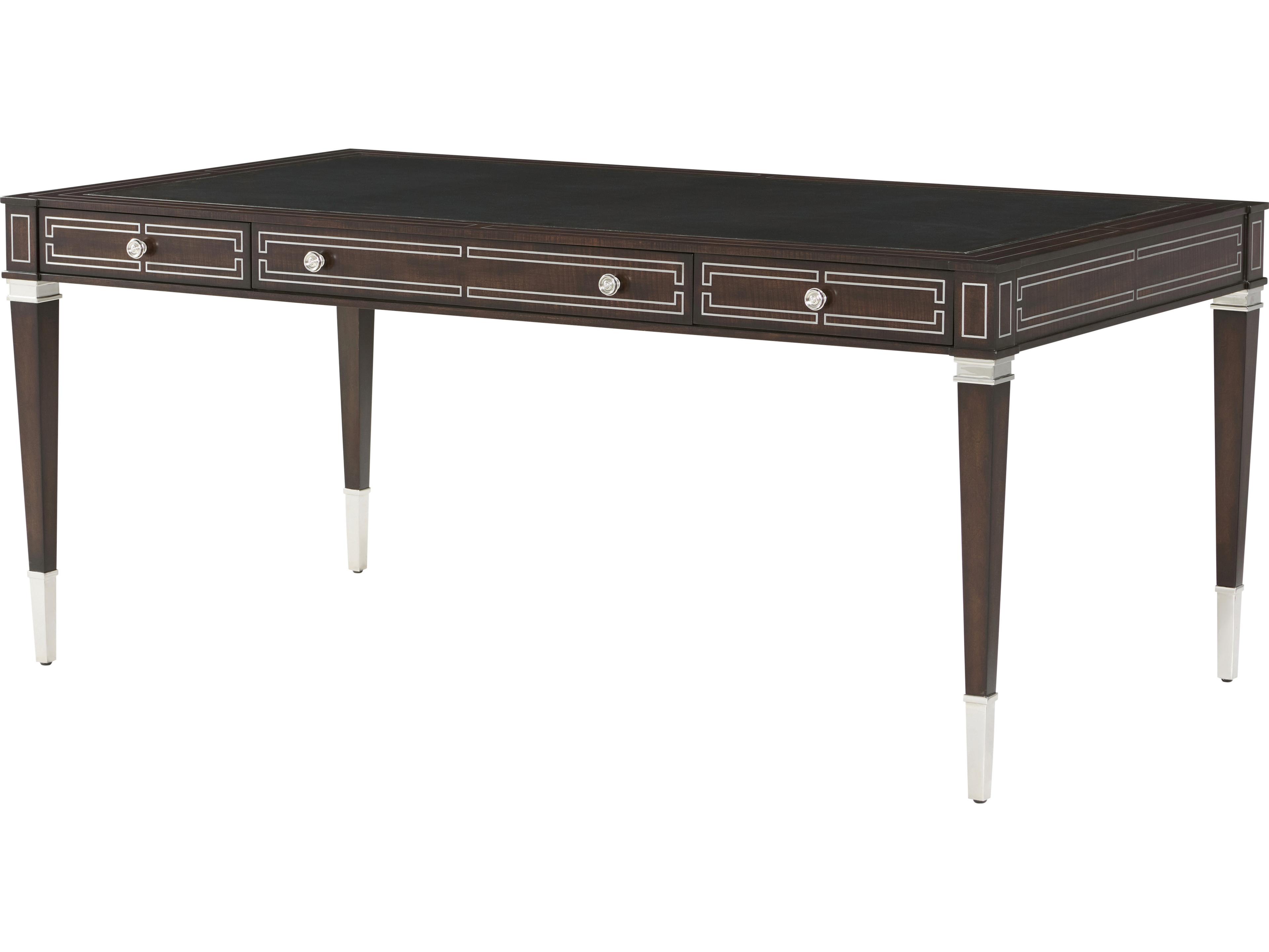 Theodore Alexander Spencer London Brown Solid Wood Computer Desk