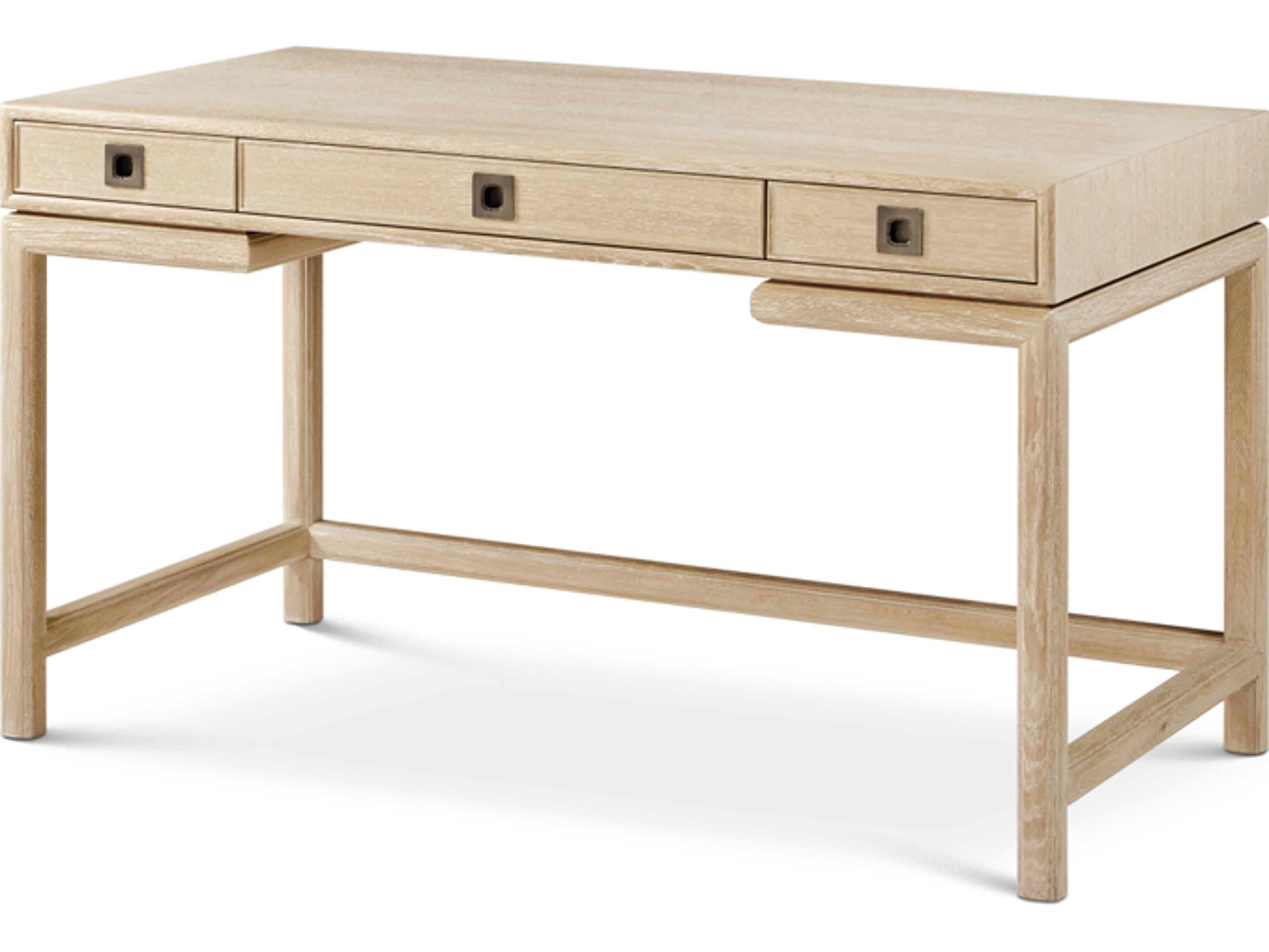 Theodore Alexander Montauk Natural Solid Wood Computer Desk