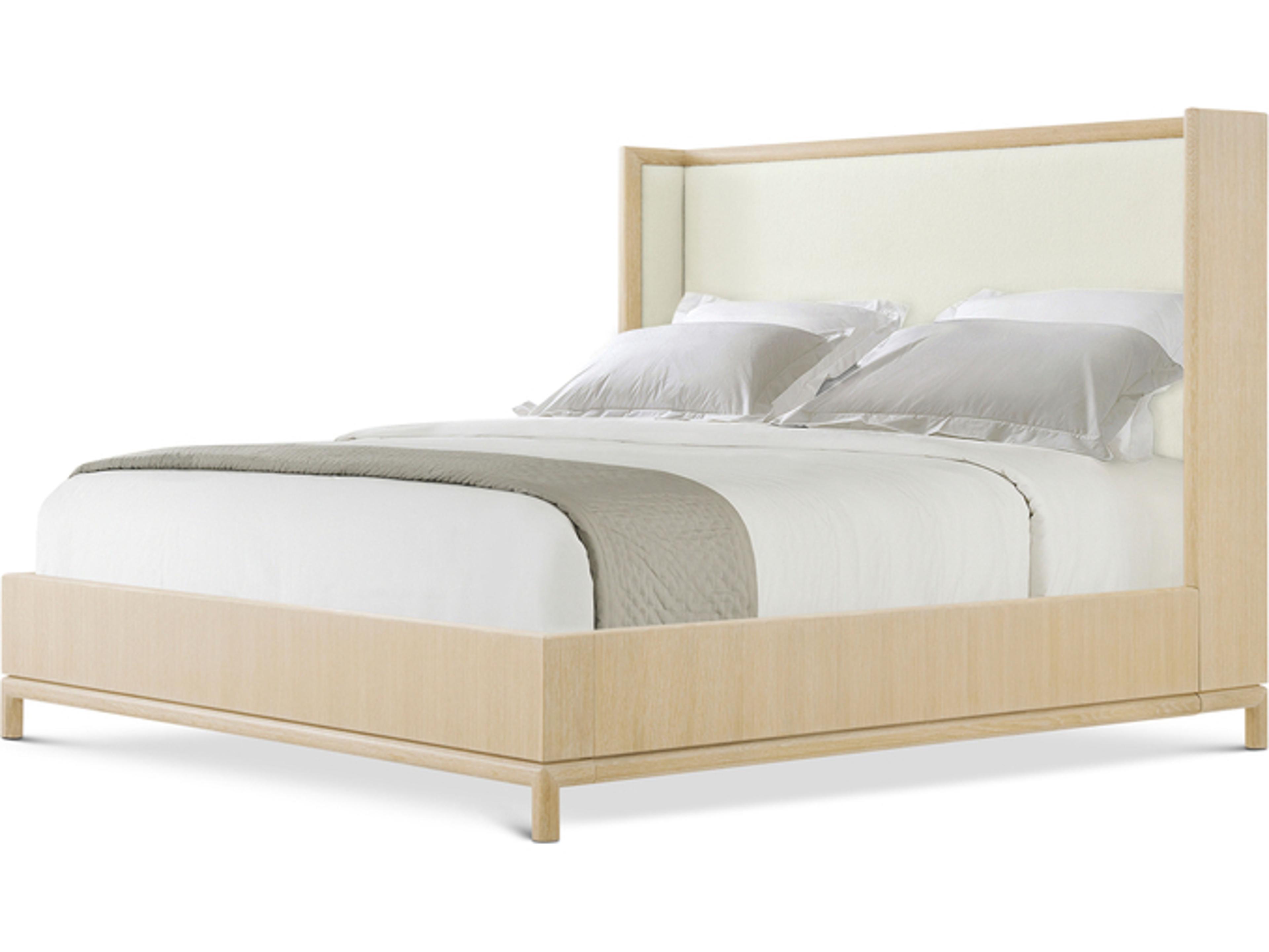 Theodore Alexander Montauk Natural Solid Wood King Panel Bed