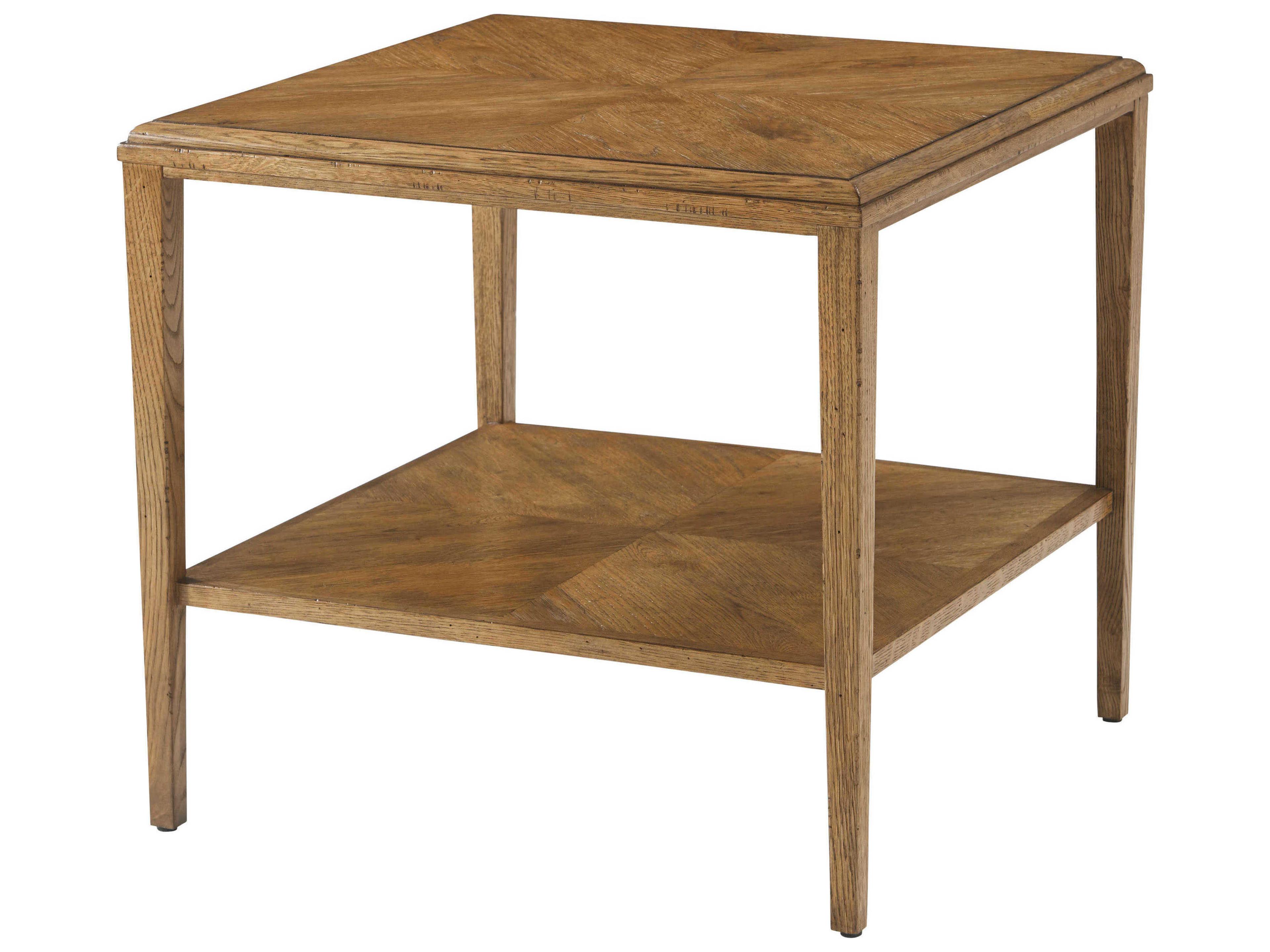 Theodore Alexander Nova Square Wood End Table