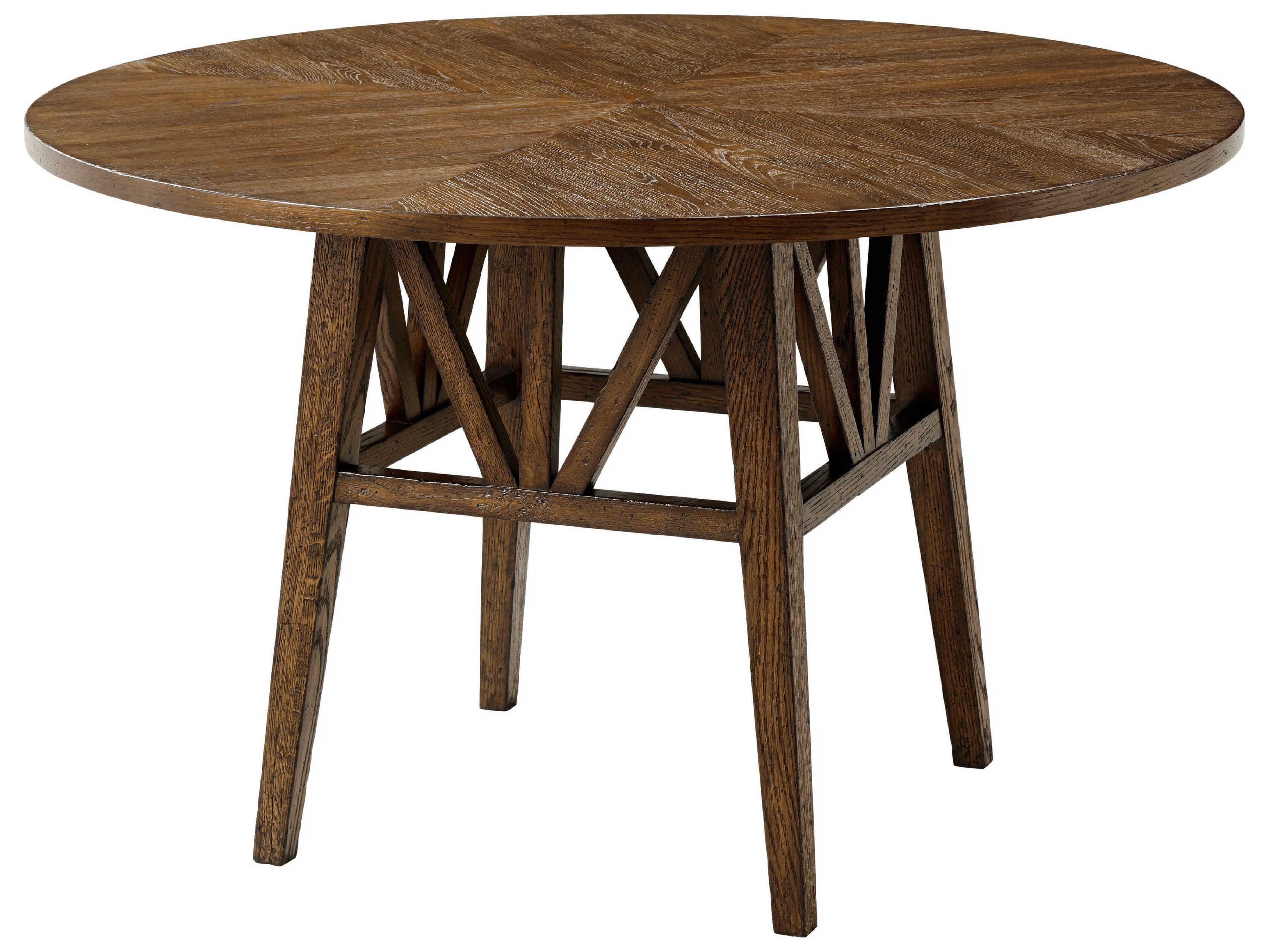 Theodore Alexander Nova Round Wood Dining Table