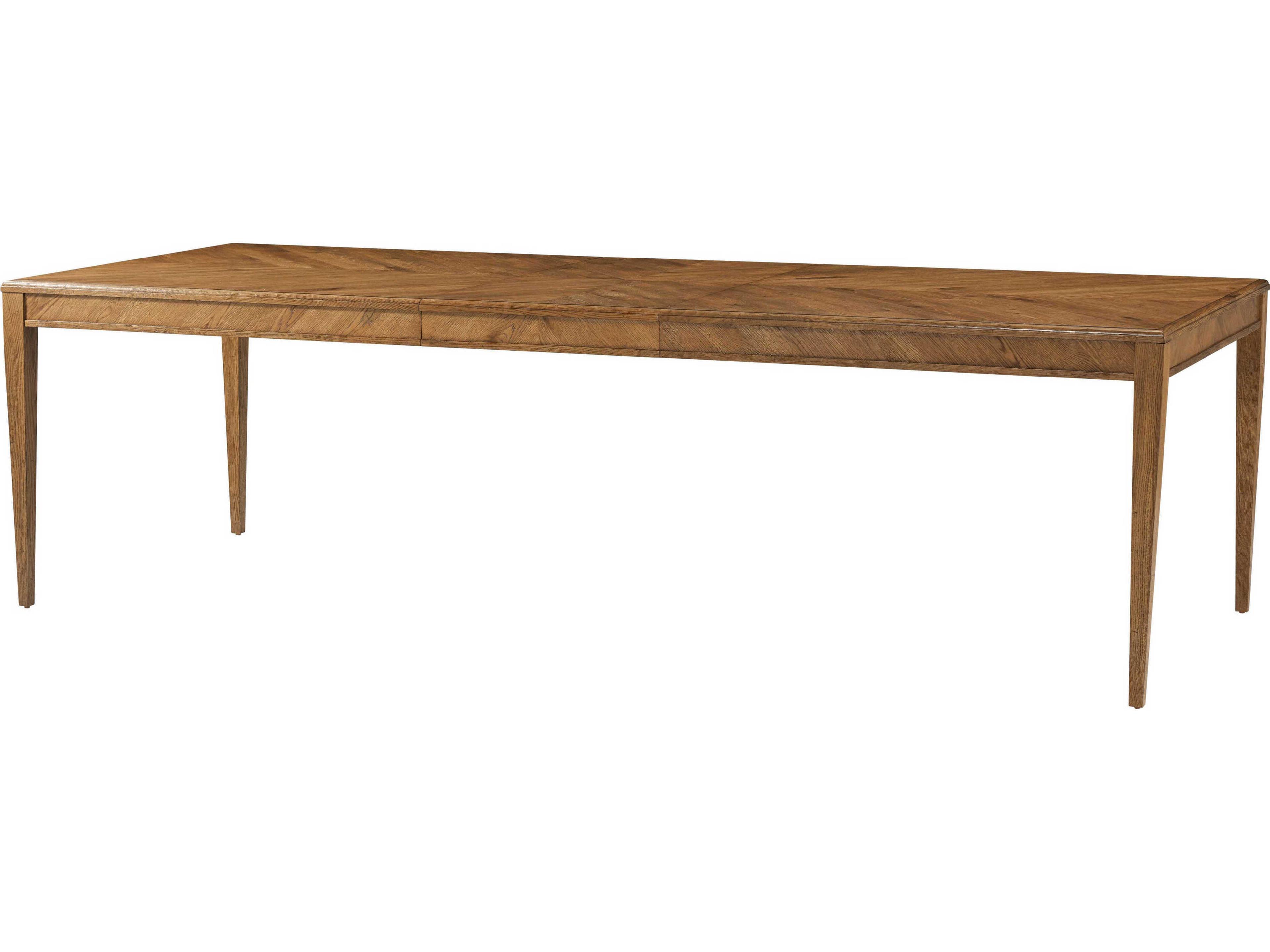 Theodore Alexander Nova Rectangular Wood Extending Dining Table