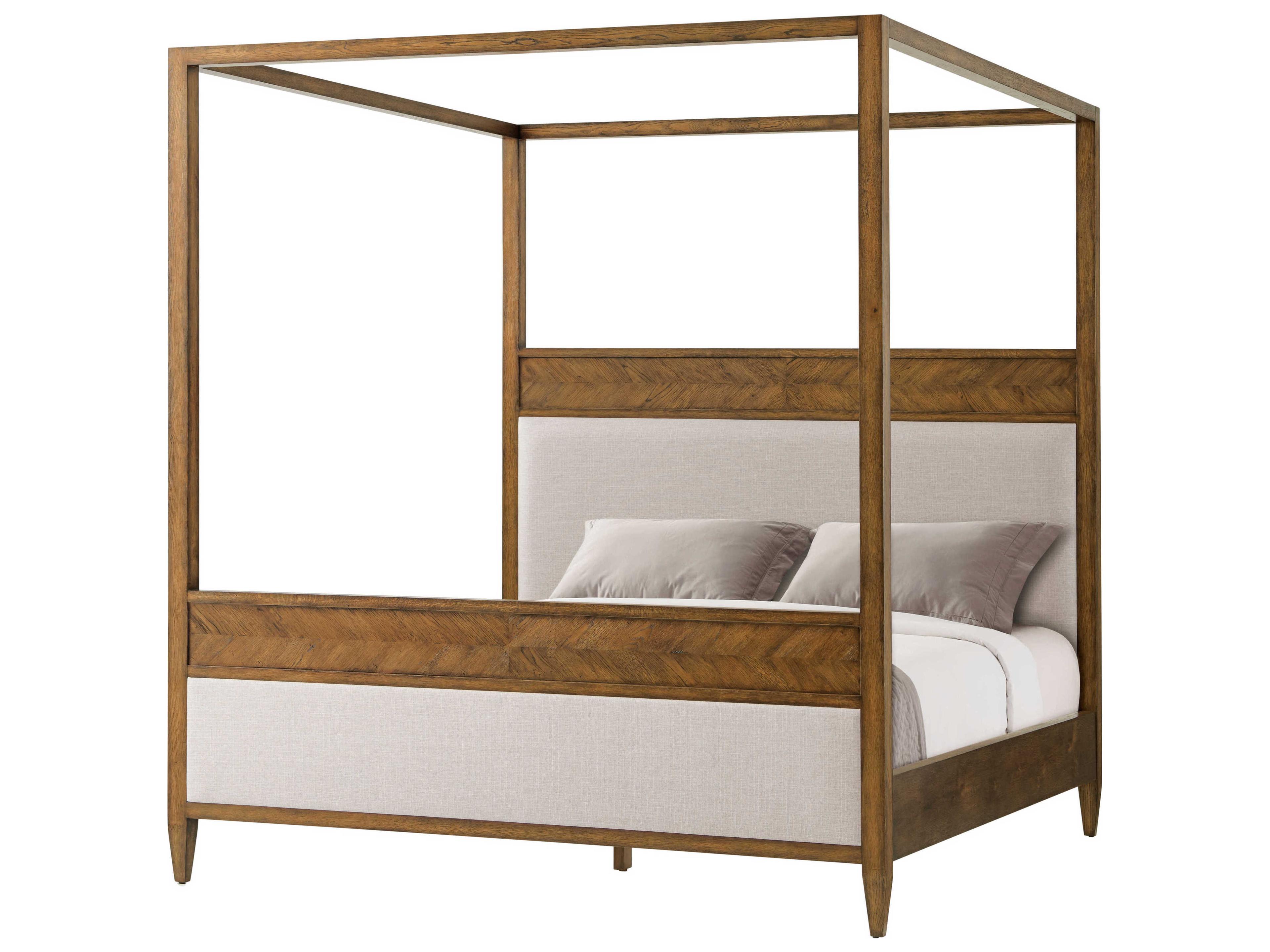 Theodore Alexander Nova Dusk King Canopy Bed