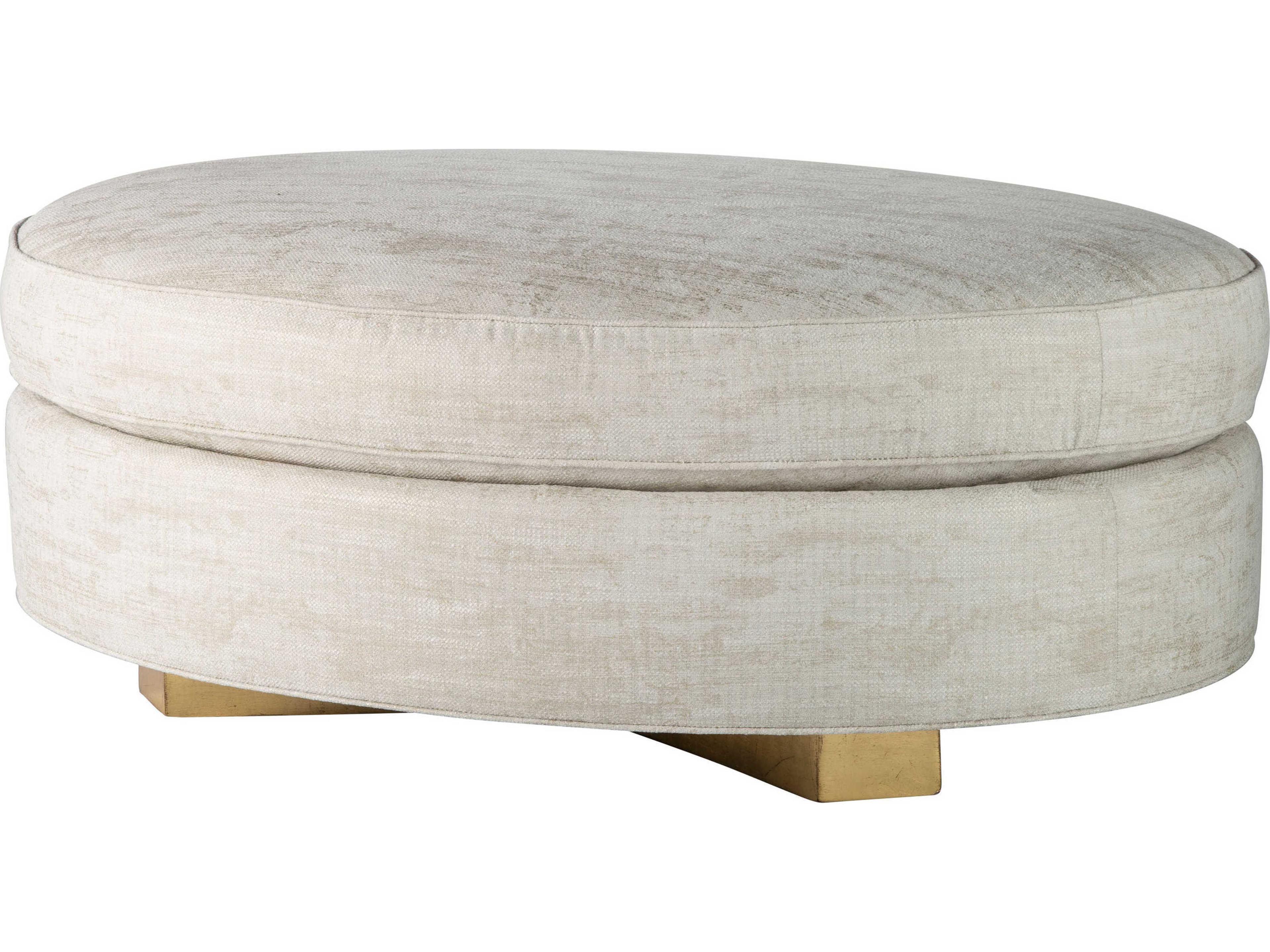 Theodore Alexander Egg Expresso Upholstered Ottoman