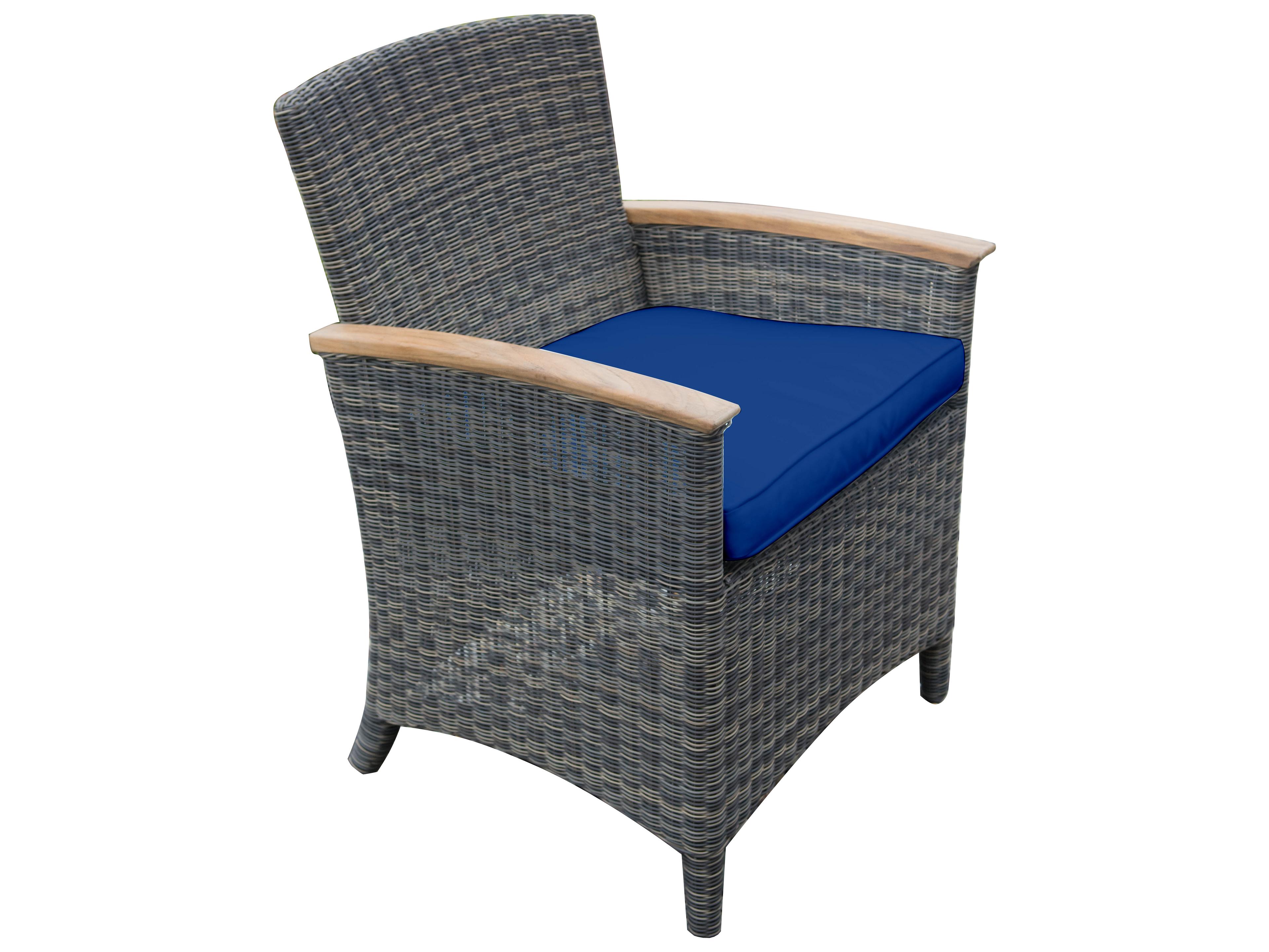 Three Birds Casual Bella Wicker Dining Armchair