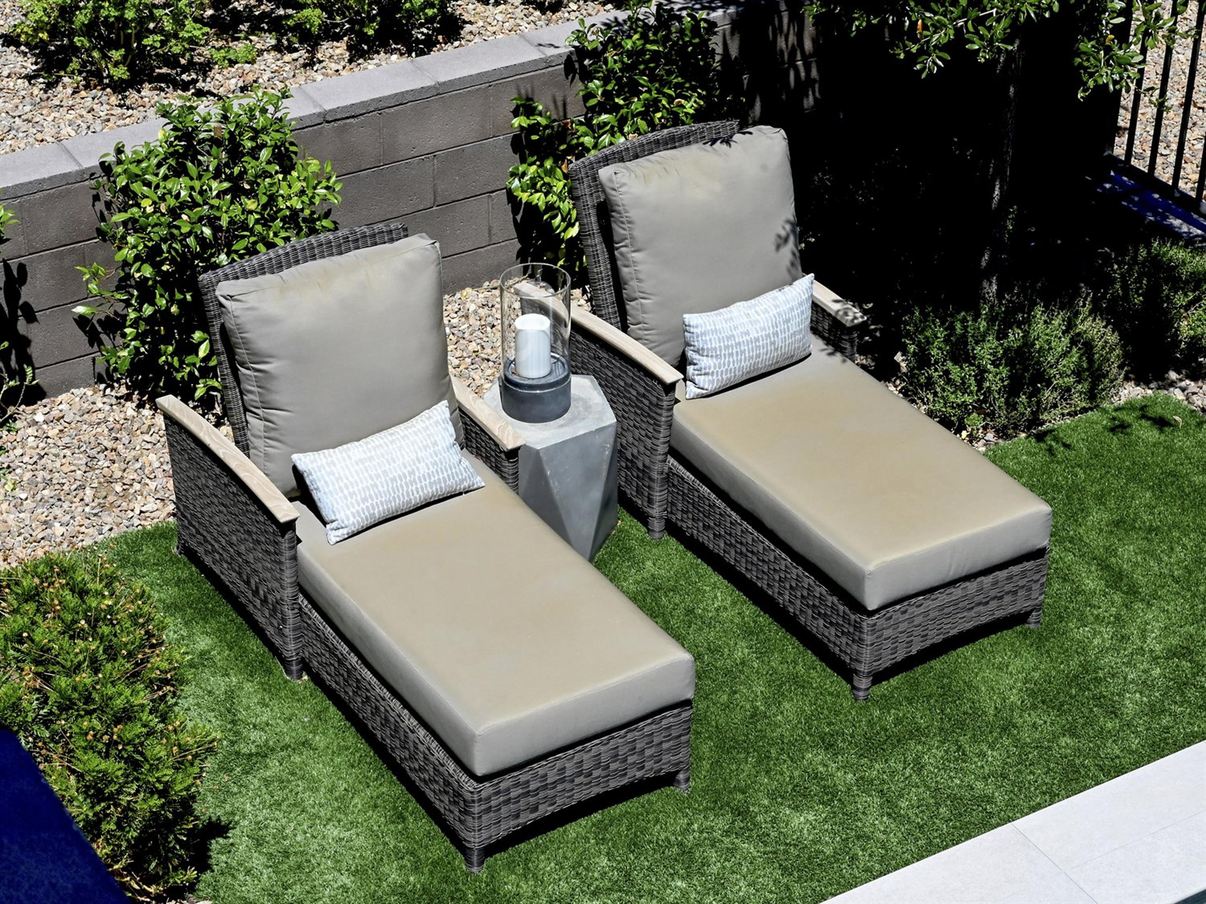 Three Birds Casual Bella Deep Seating Wicker Patio Lounge Set